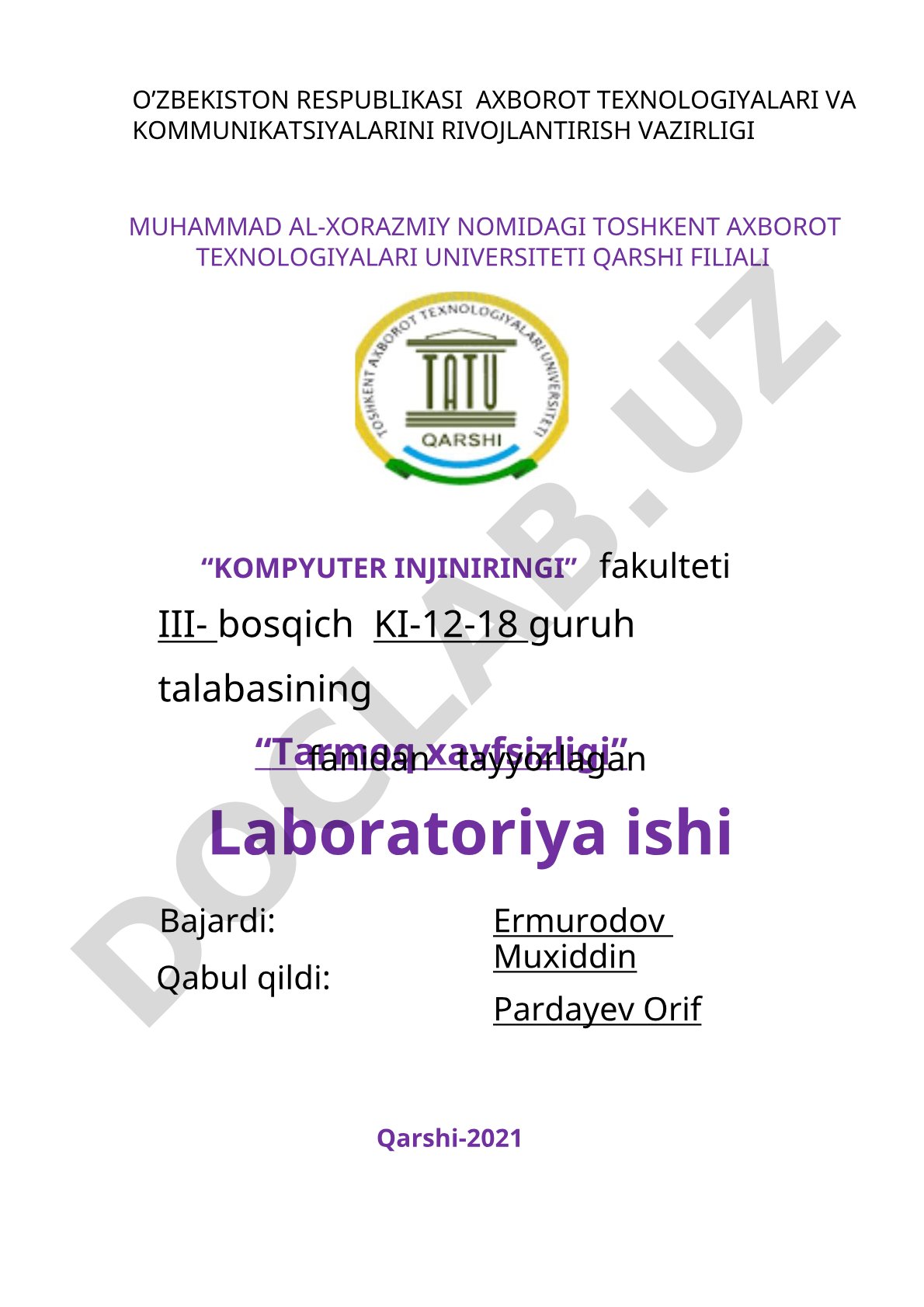 Virusga qarshi himoya serverini o'rnatish va sozlash