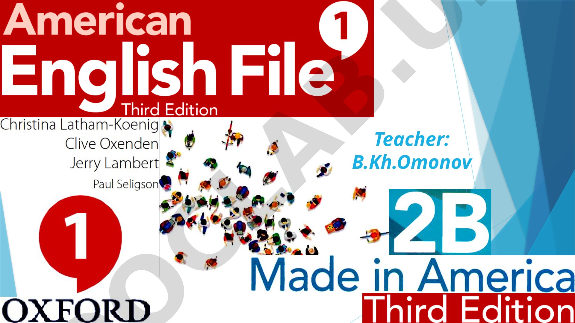 Teacher B.Kh.Omonov video lesson with activities