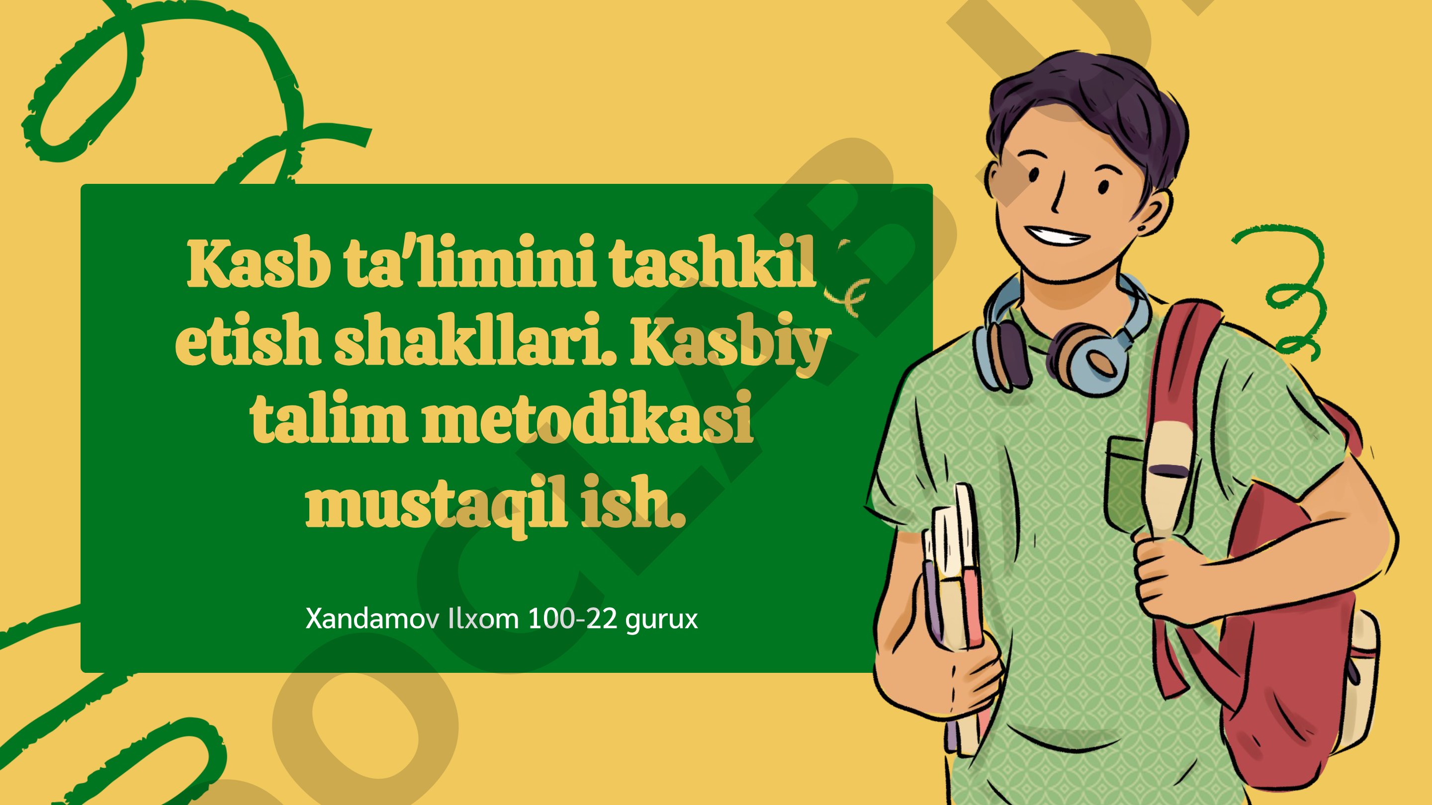 Kasb ta'limini tashkil etish shakllari