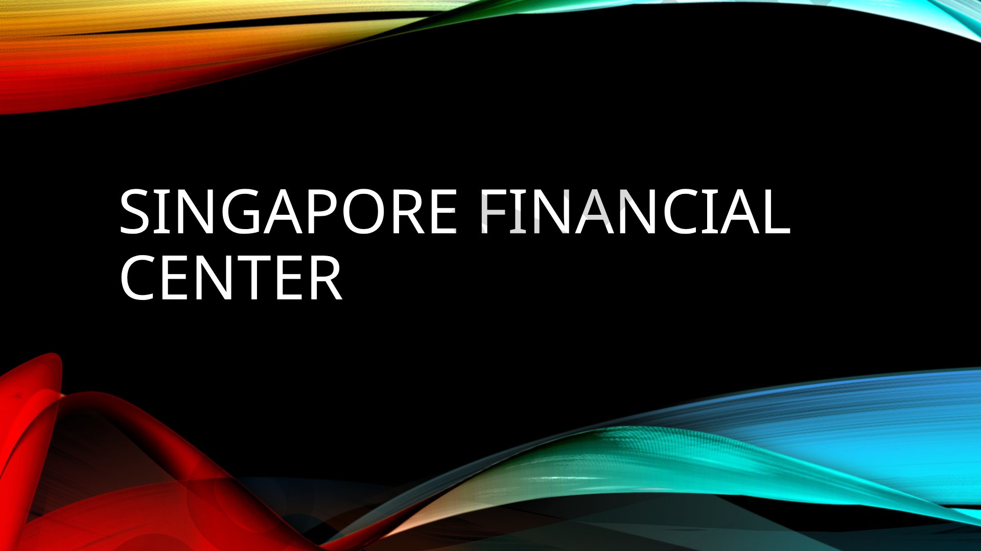 Singapore financial center background