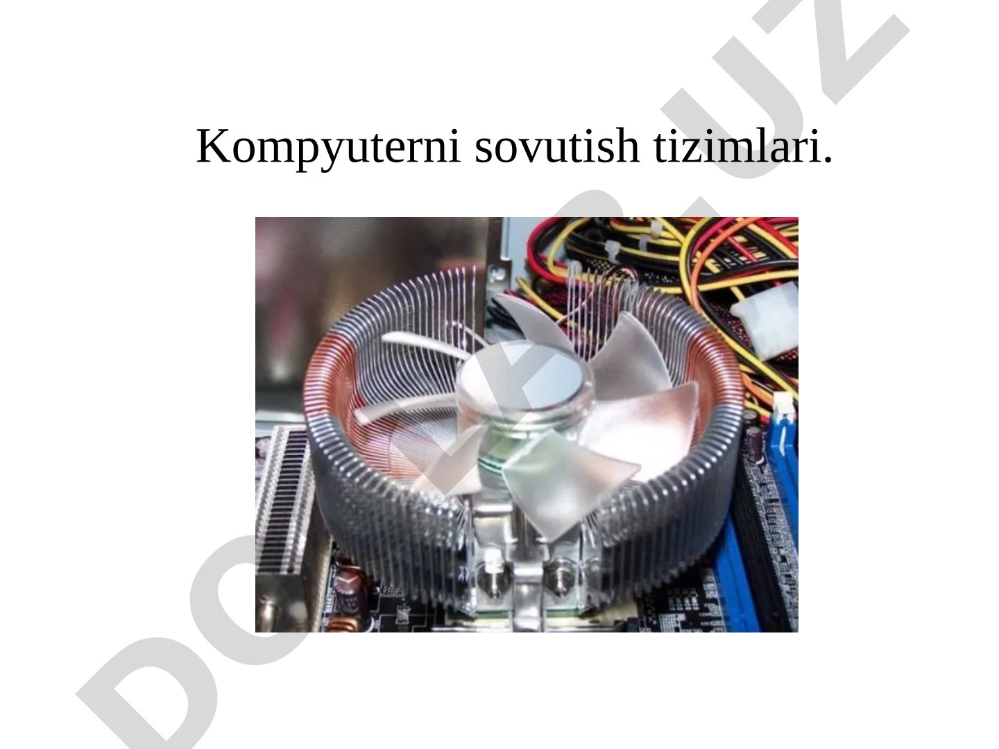 Kompyuterni sovutish tizimlari