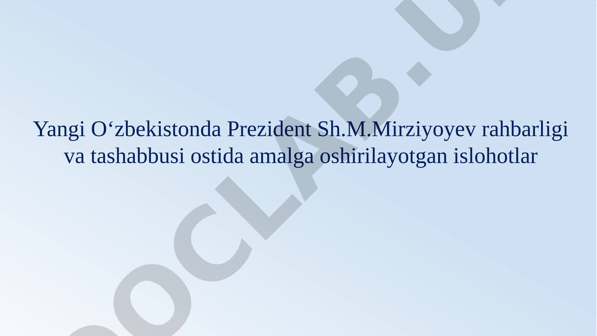 Barcha ezgu maqsadlarga ta’lim, tarbiya va bilim orqali erishiladi
