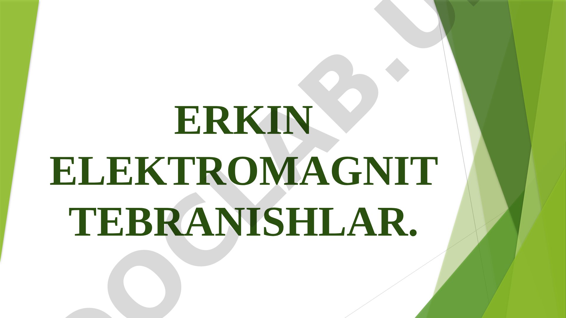 Tebranish konturining xususiy chastotasini aniqlash va tok-kuchlanish o'zgarishini tahlil