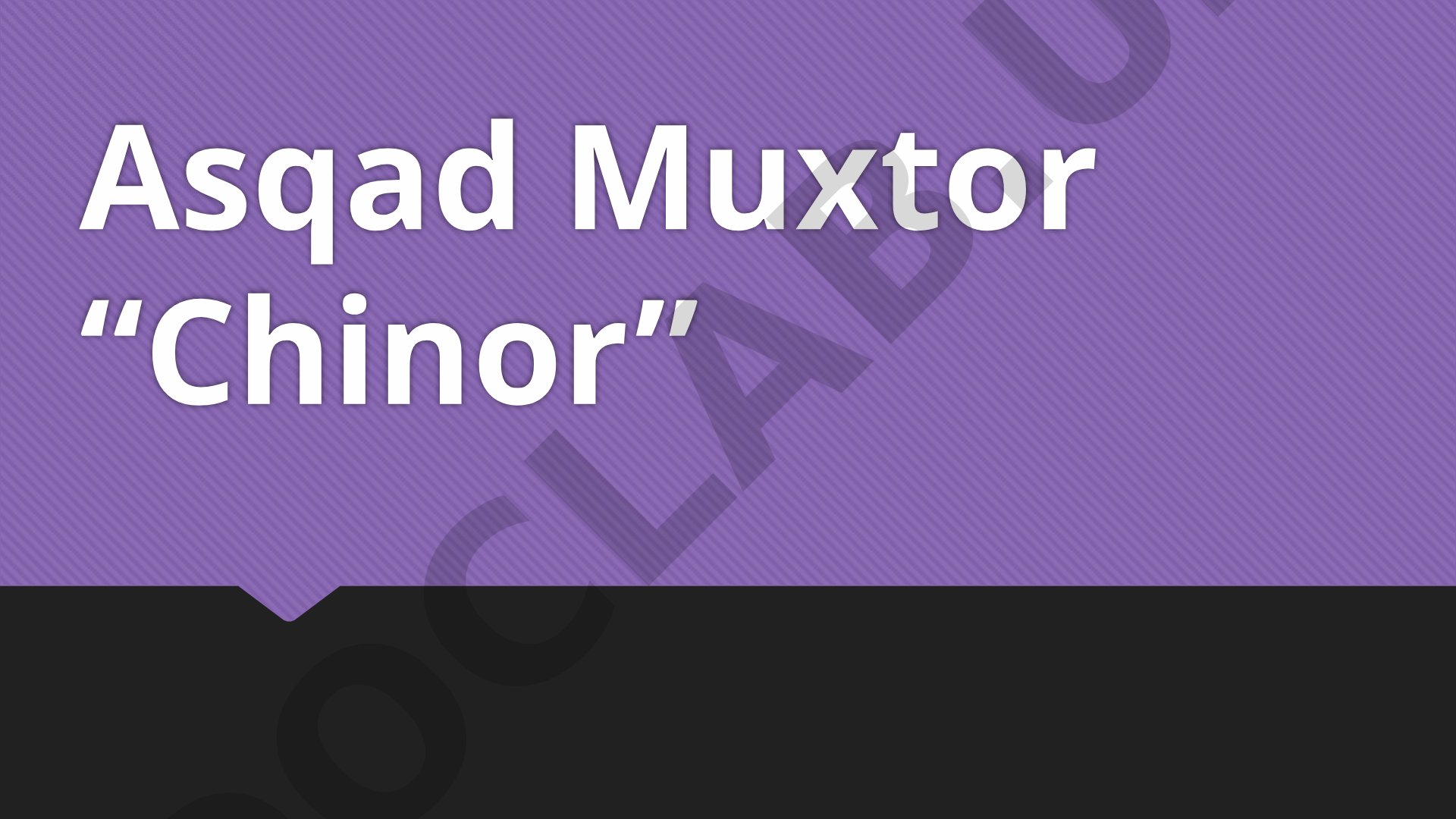 Asqad Muxtorning “Chinor” romani tahlili