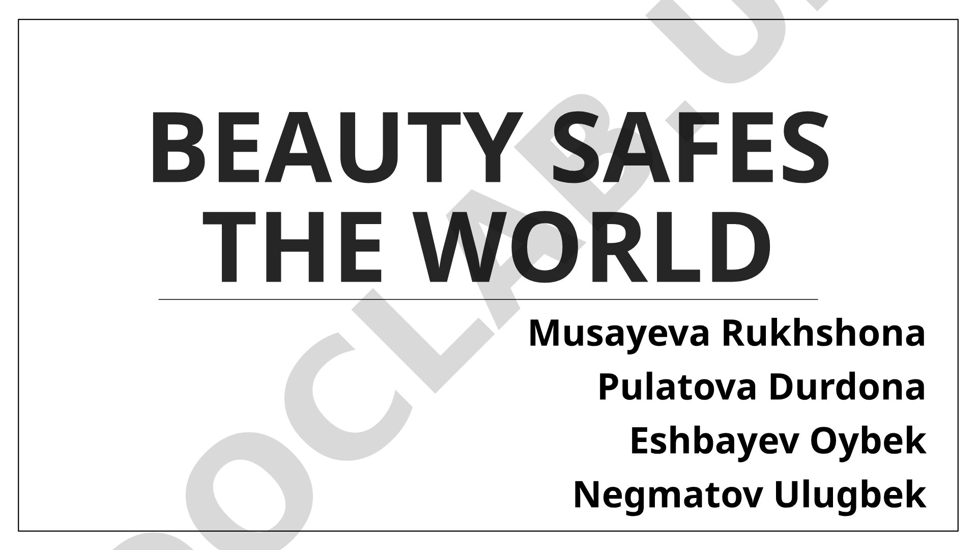 Beauty Safes the World: Healthy Diet for Athletes
