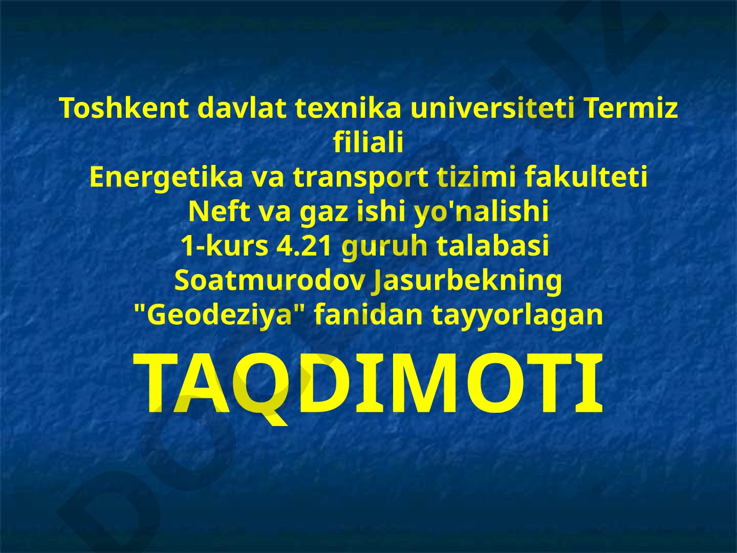 Texnik nivelir