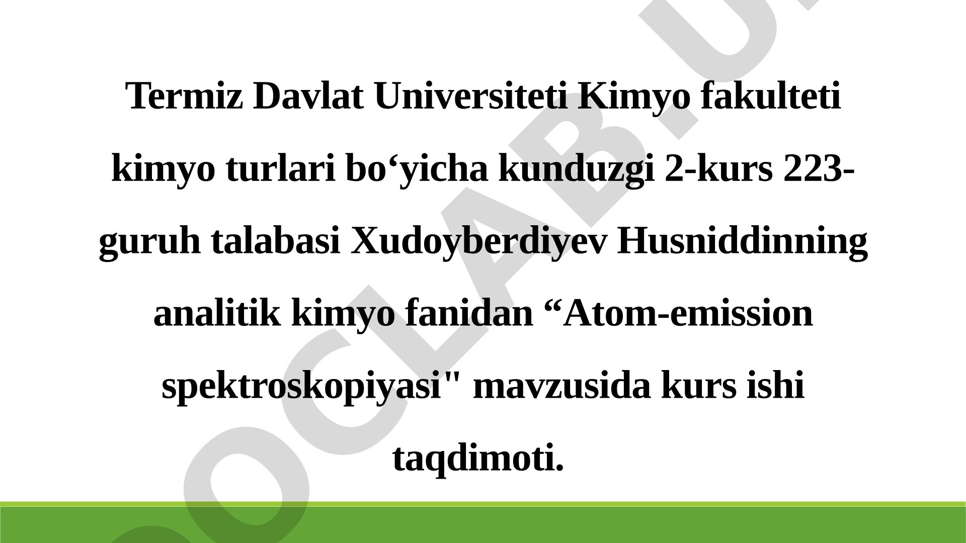 Atom-emission spektroskopiya