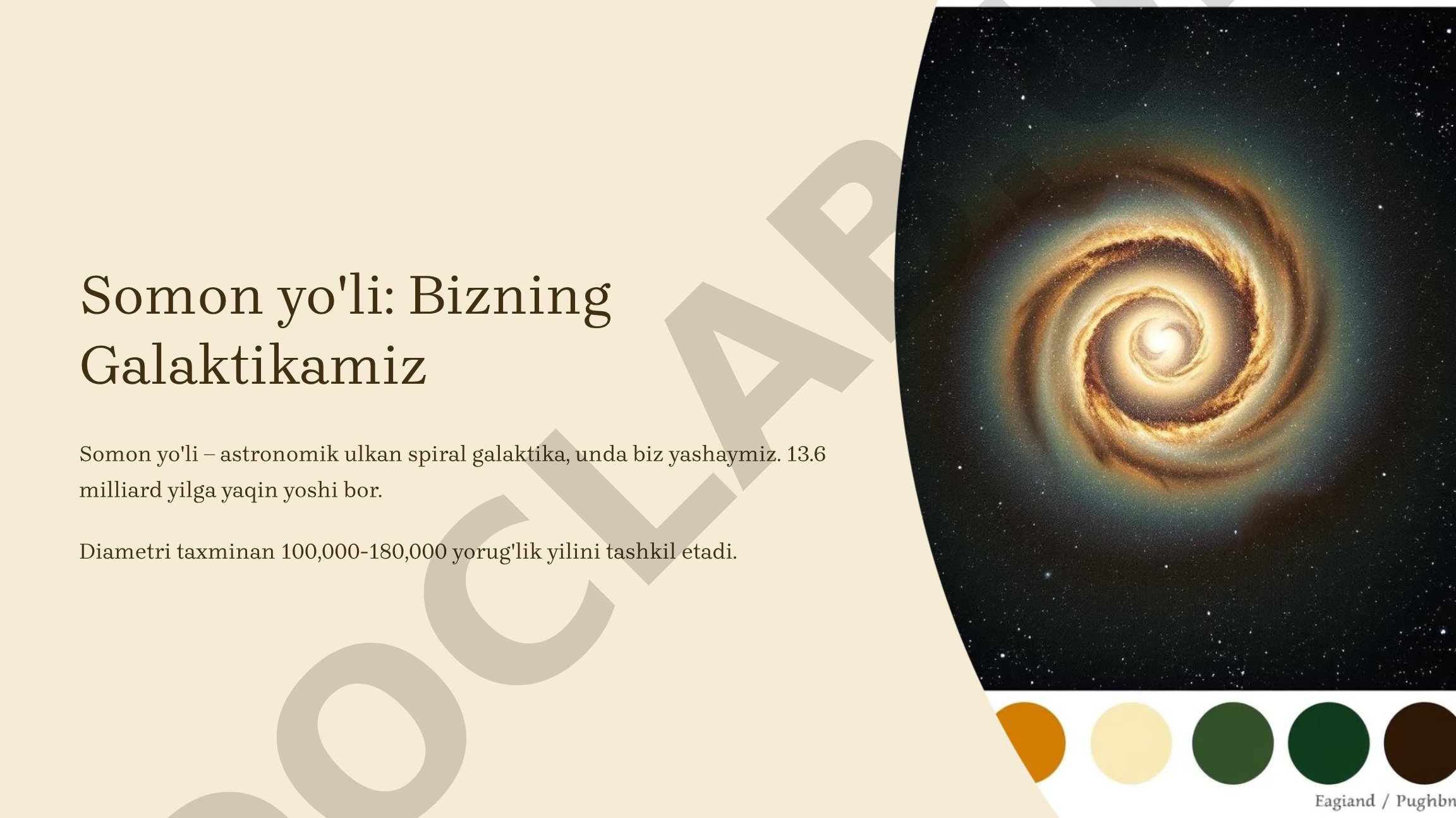 Somon yo'li: Bizning Galaktikamiz