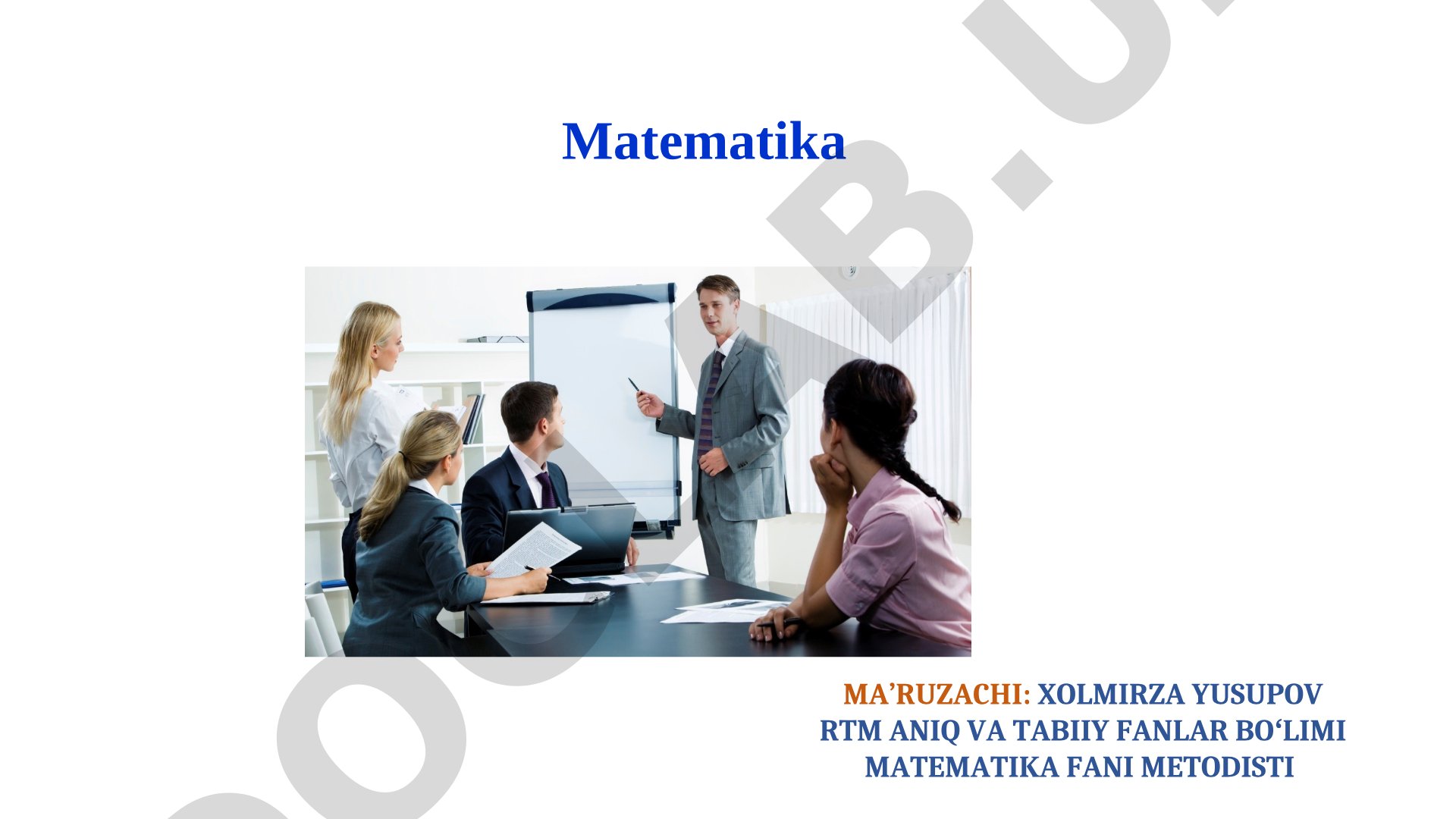 Umumiy o'rta ta'limda matematika o'quv dasturlari