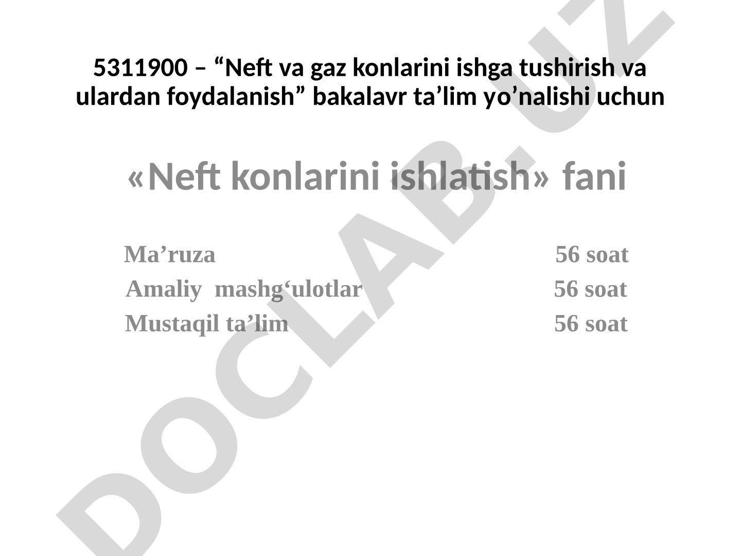 Neft konlarini ishlatish