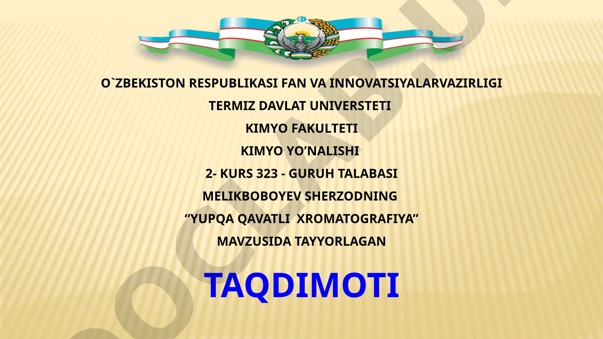 Yupqa qavatli xromatografiya