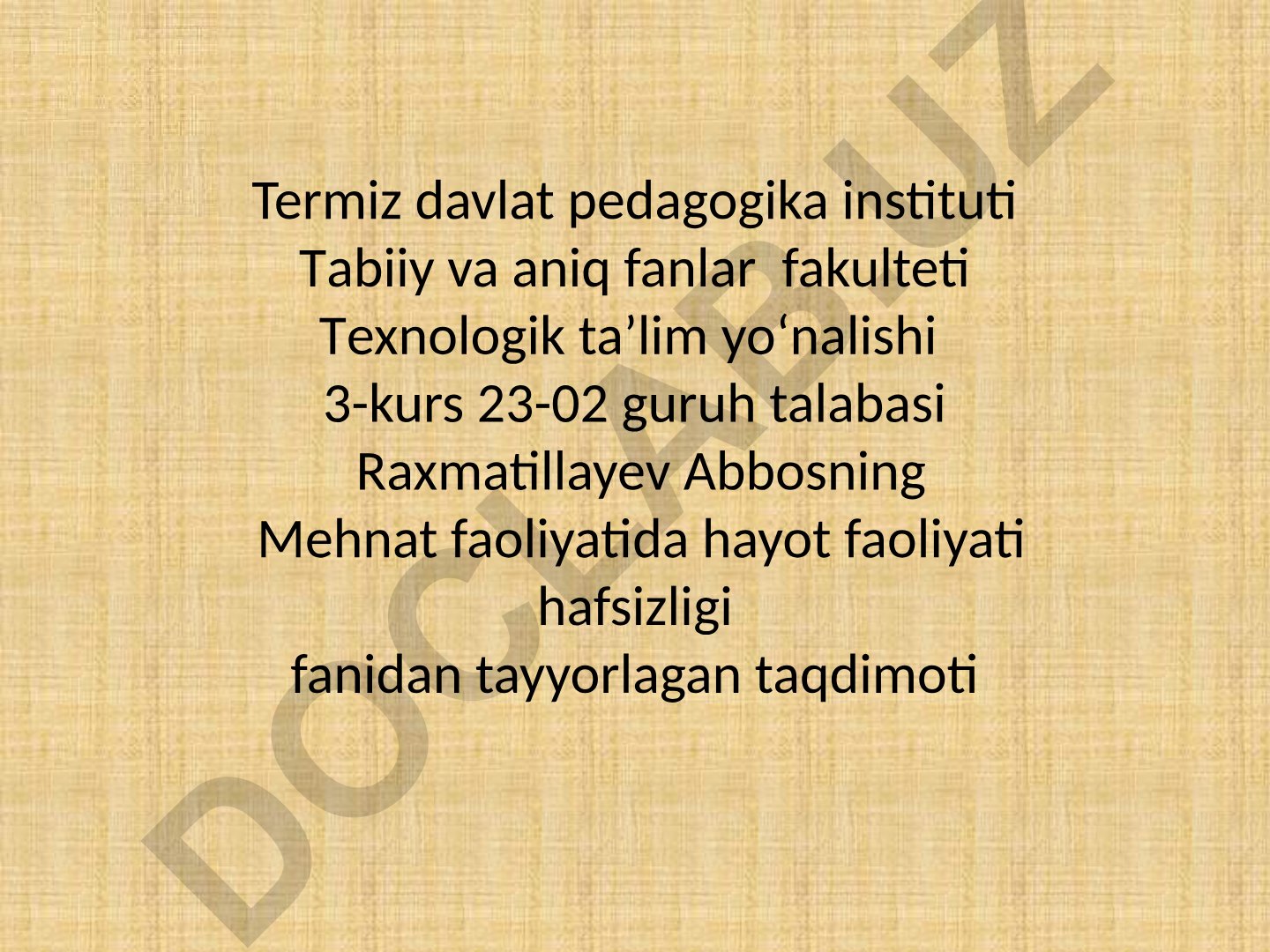 Favqulodda vaziyatlarda aholiga xabar berish va ko'chirishni tashkil etish