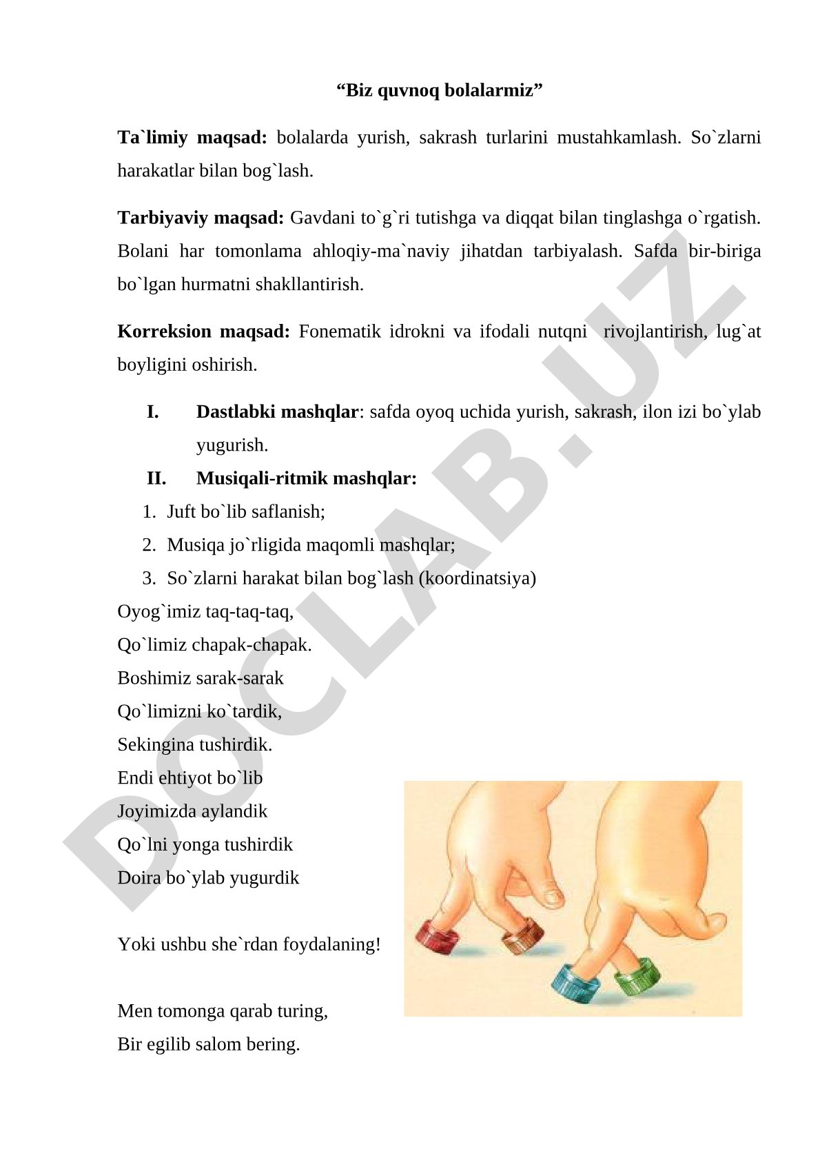 Biz quvnoq bolalarmiz