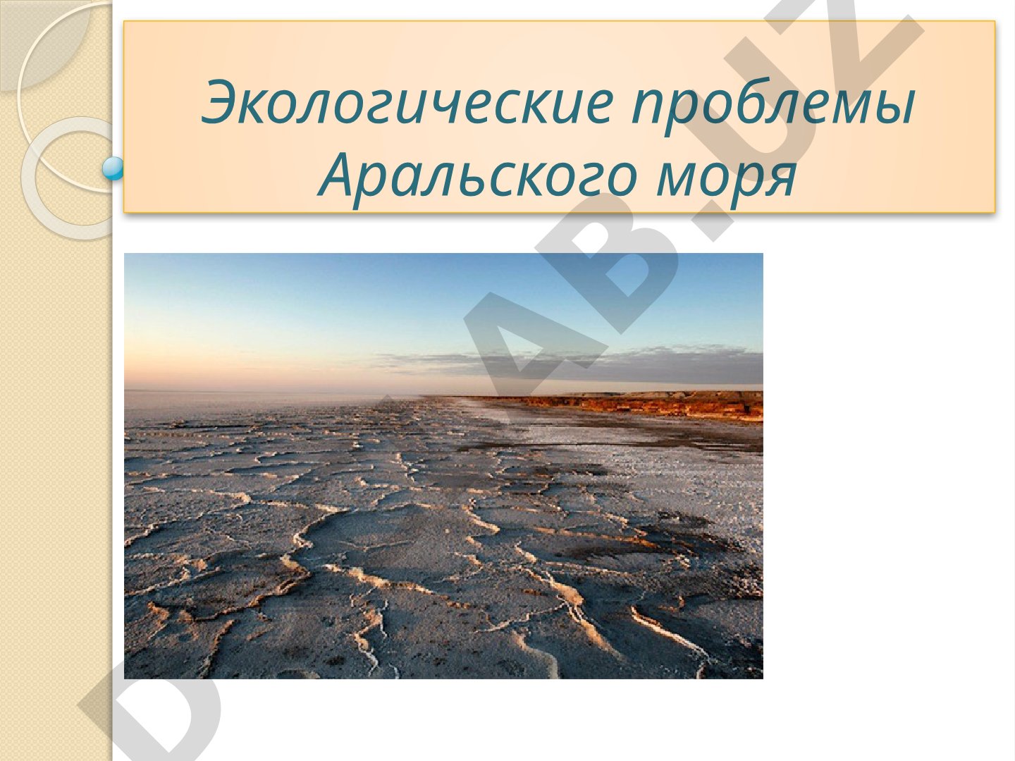 Экологические проблемы Аральского моря