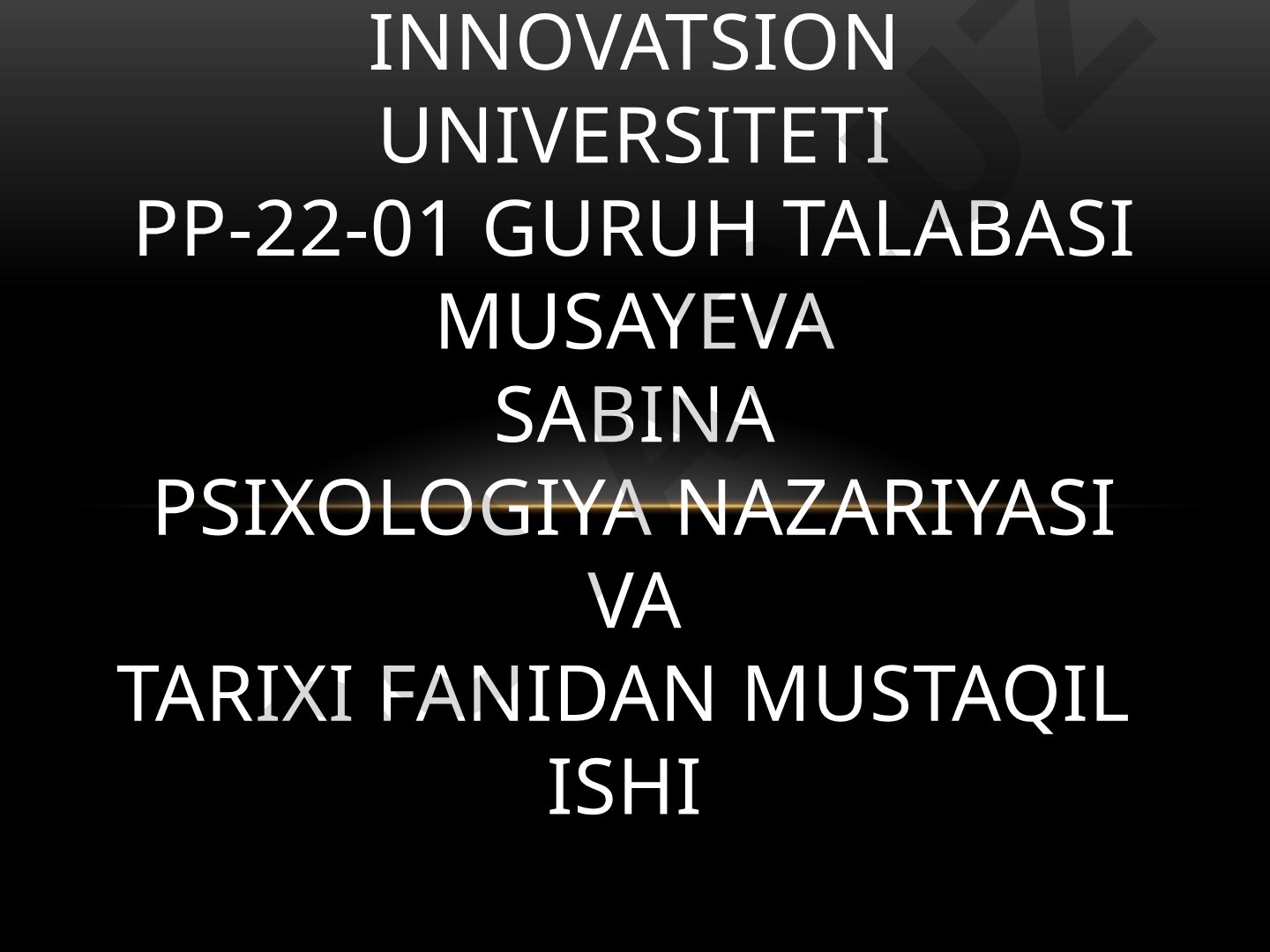 O'rta asrlarda psixologiyaning umumiy tavsifi