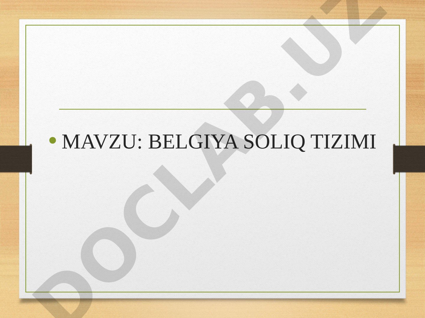 Belgiya soliq tizimi