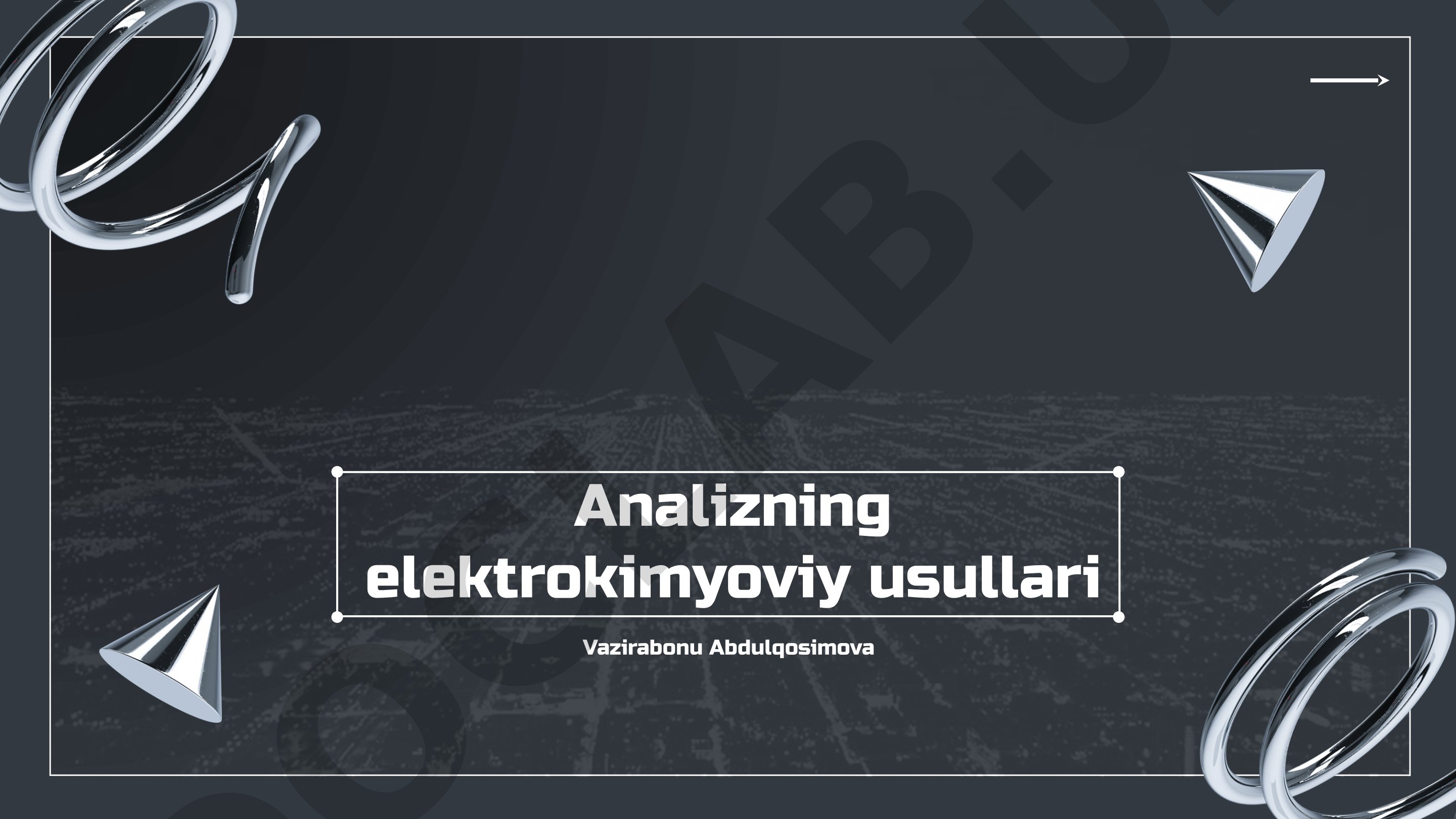 Elektrokimyoviy usullar nazariyasi, amaliyoti, afzalliklari va muammolari