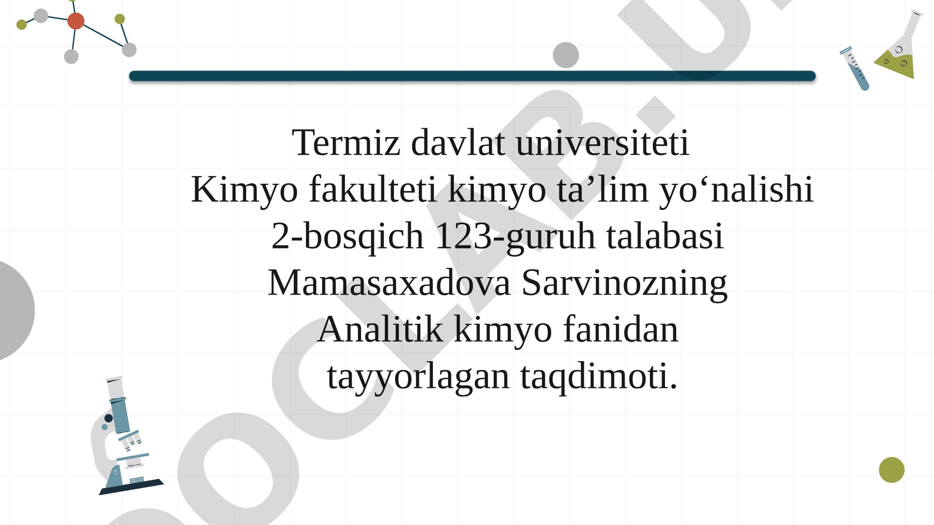 Mavzu keltirilmagan