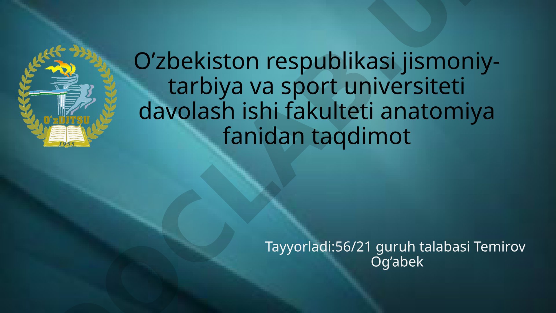 Chanoq kamari va oyoq erkin qism suyaklari