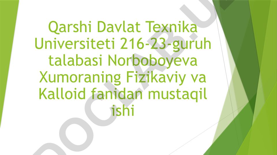 Adgeziya va uning ahamiyati