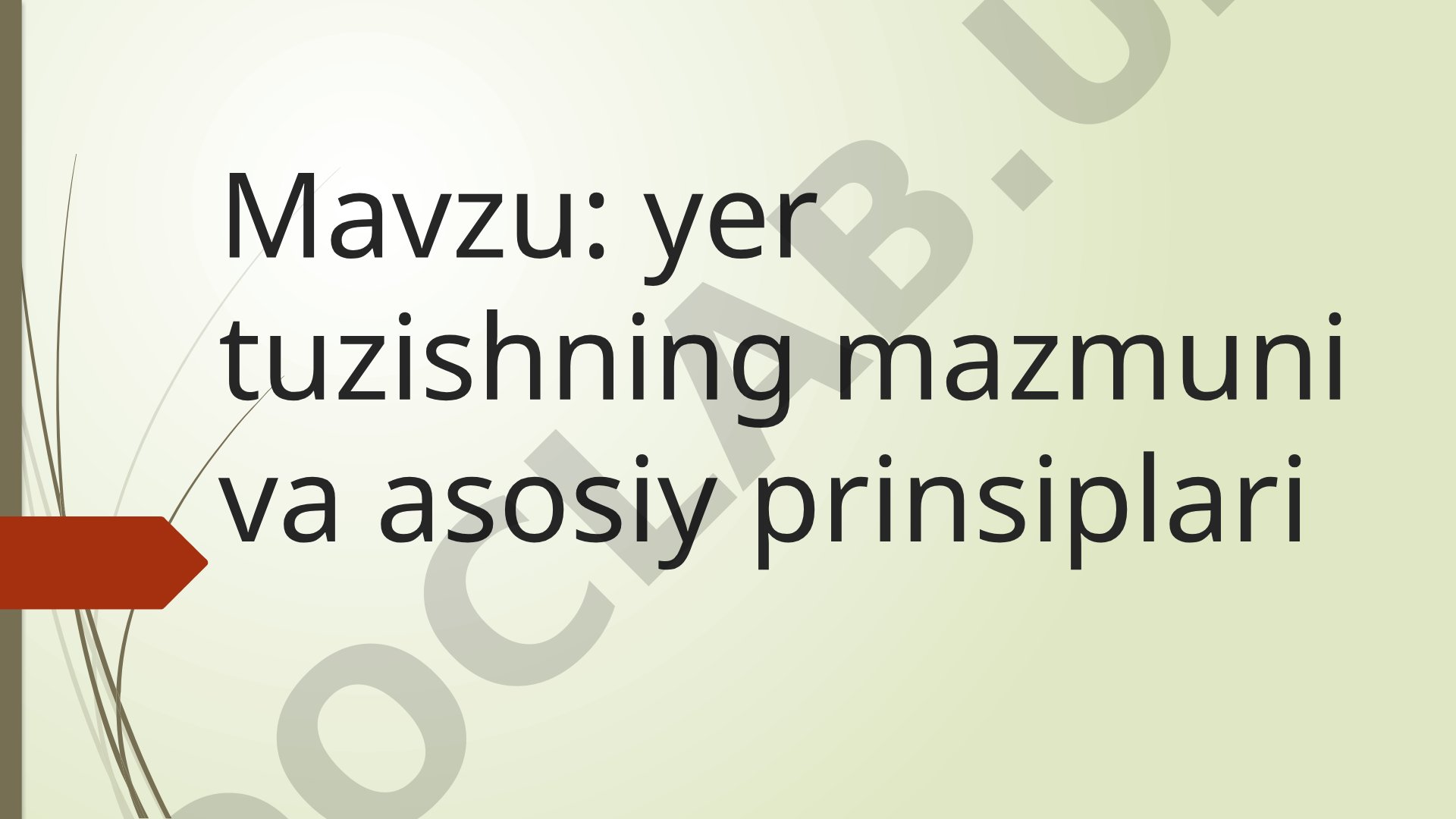 Mavzu koʻrsatilmagan