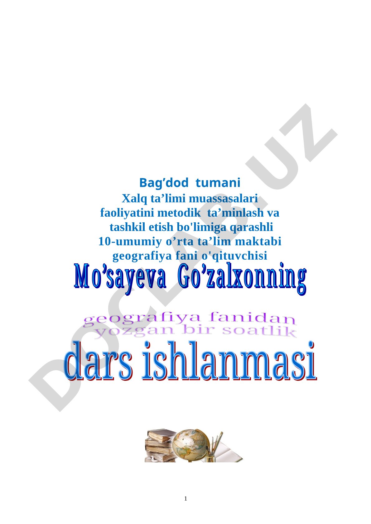 O’zbekistonning tuproqlari, o’simlik va hayvonot dunyosi