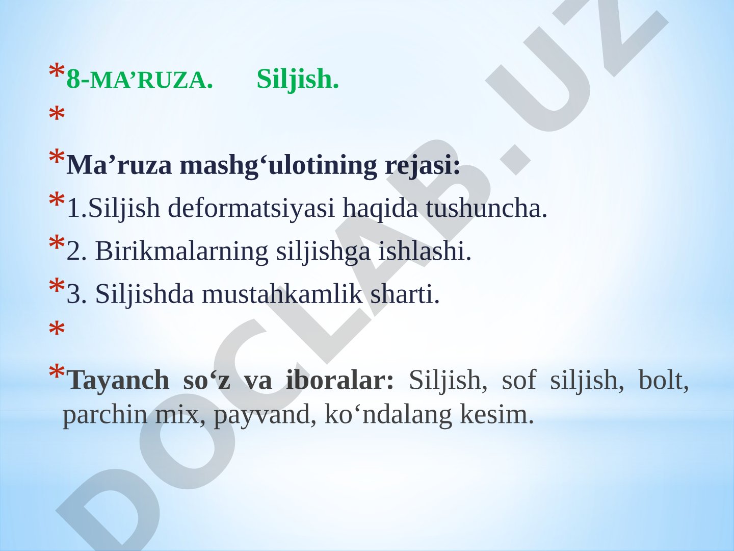 Siljish deformatsiyasi