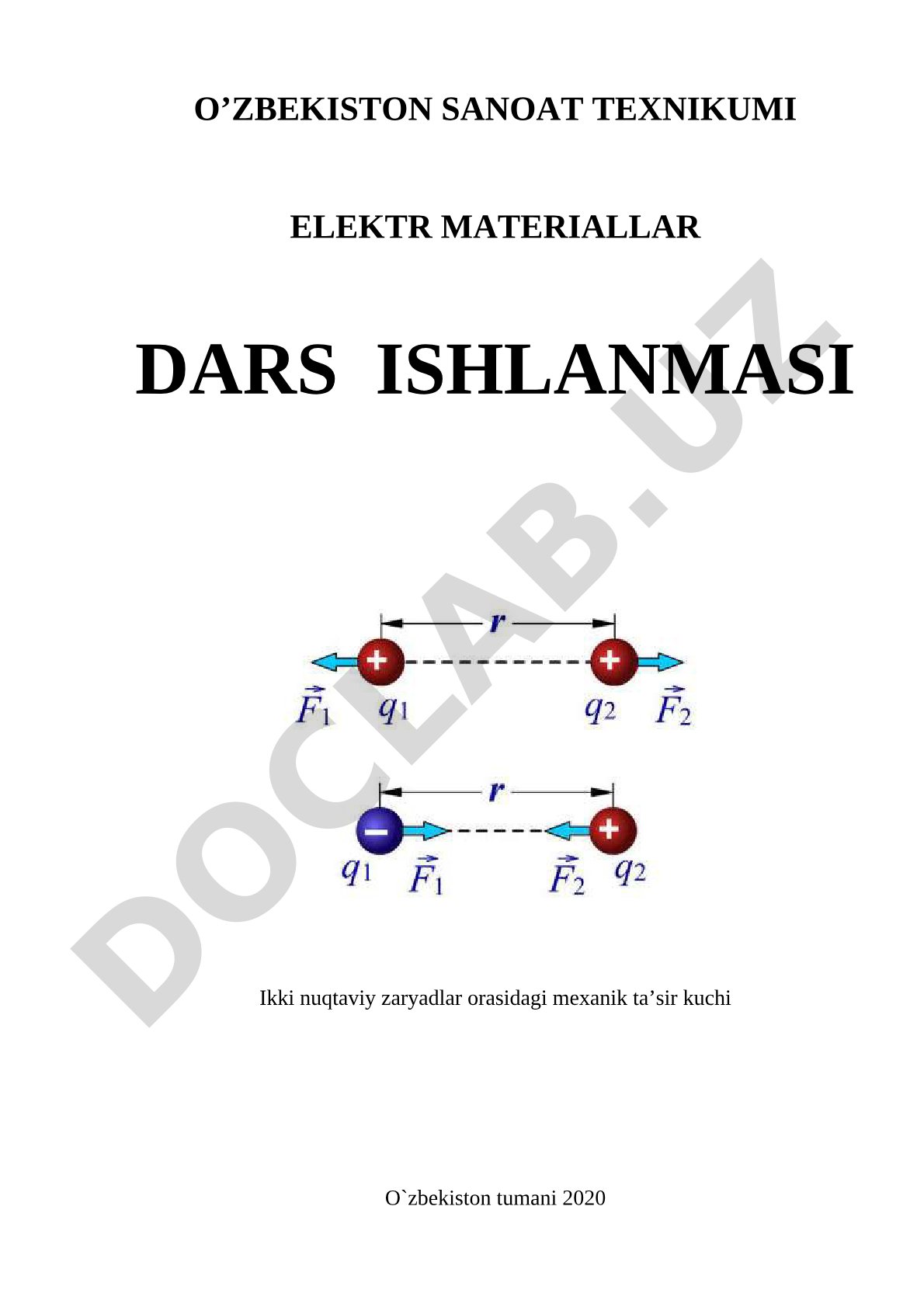 Dielektriklarning elektr maydonidagi qutblanishi va o'tkazuvchanligi