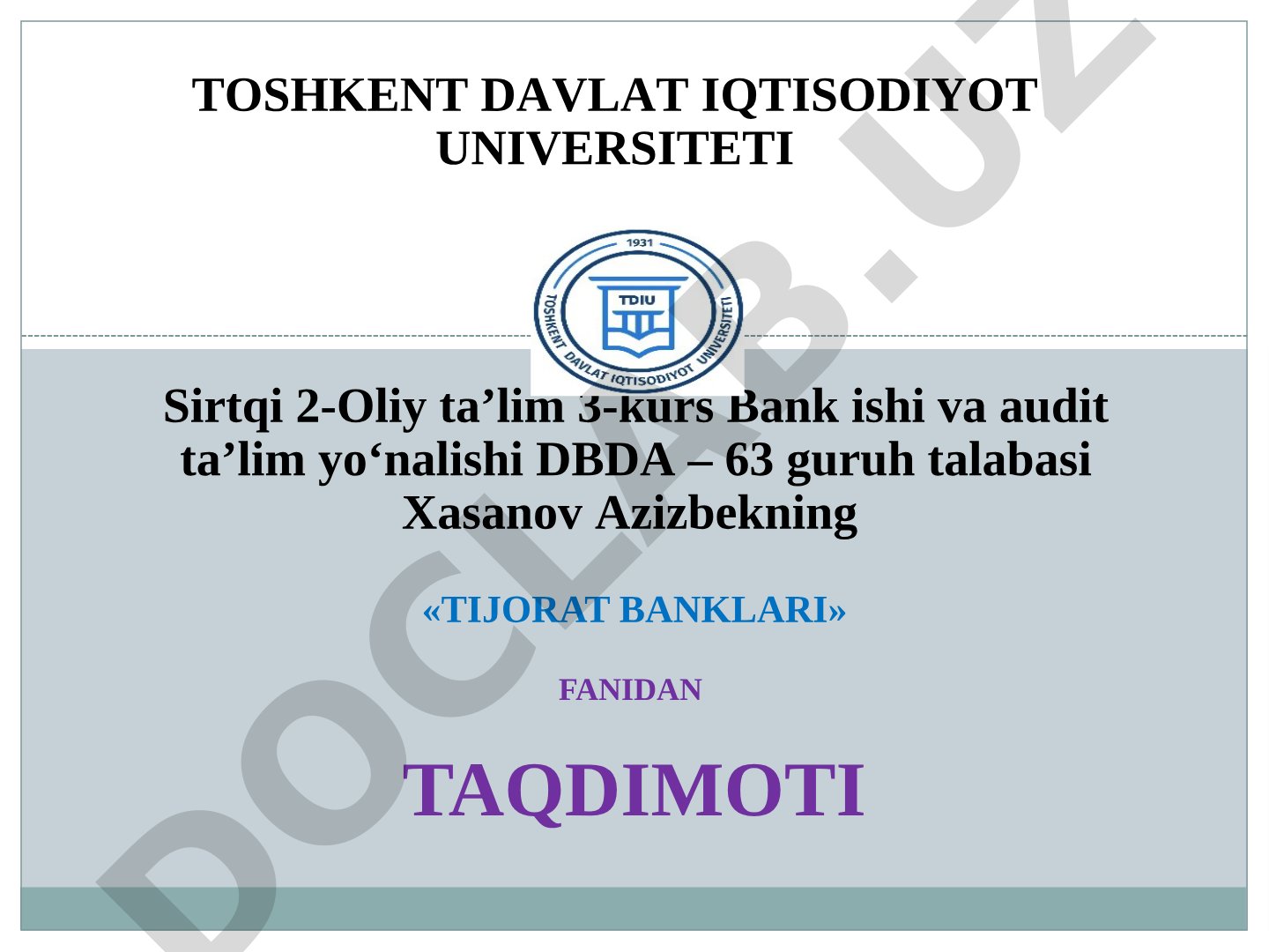 Inflyatsiya va unga qarshi kurashish yo‘llari