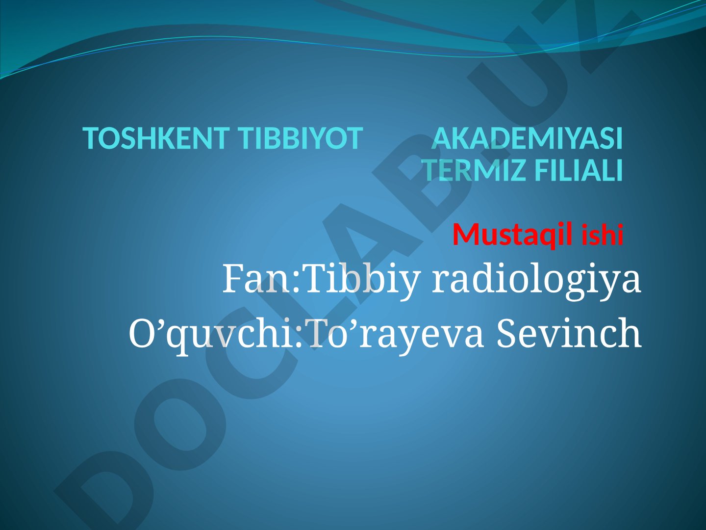 Hazm tizimi a’zolari. Qizilo’ngach