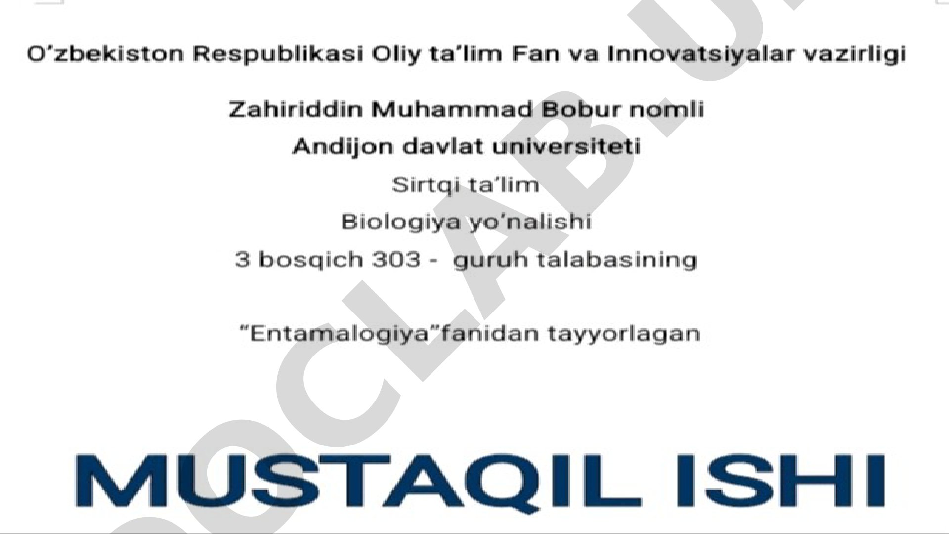 Foydali va zararli hashorotllar