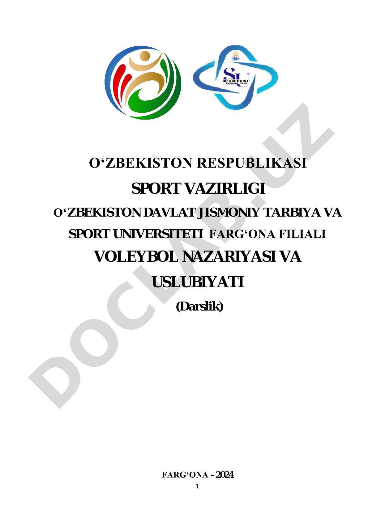 Voleybol nazariyasi va uslubiyati
