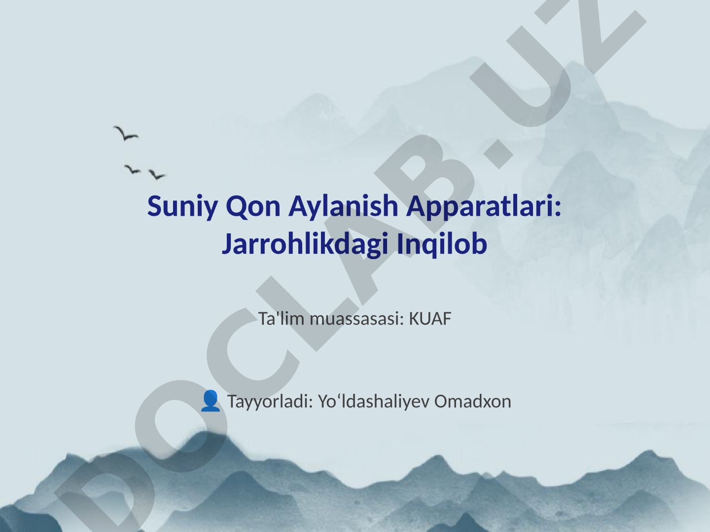 Suniy Qon Aylanish Apparatlari: Jarrohlikdagi Inqilob