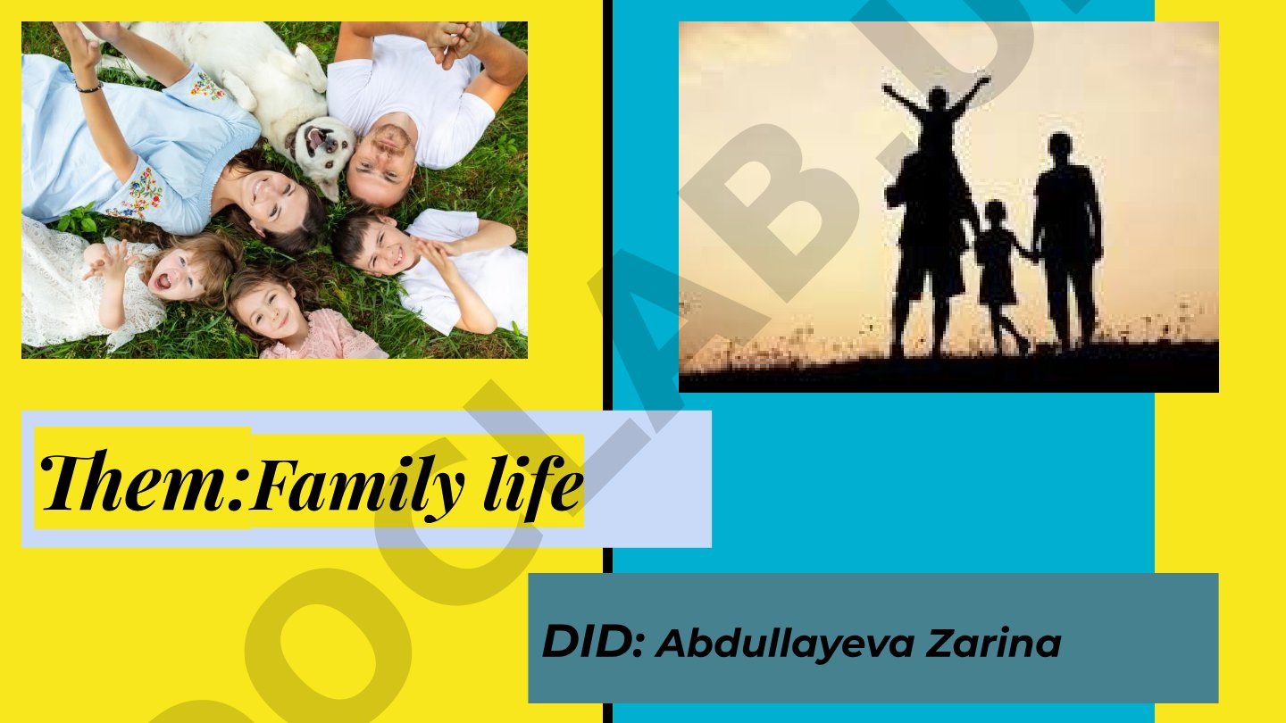 Family life