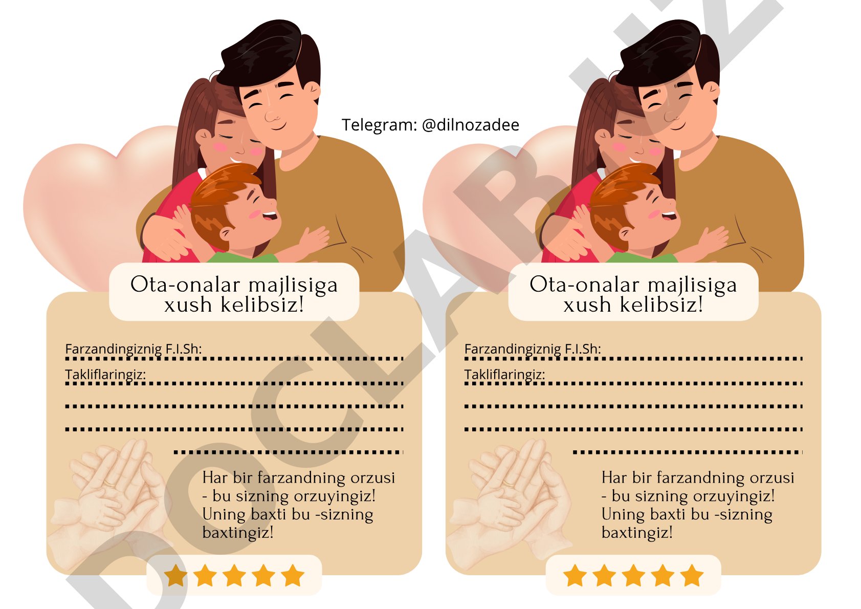 Ota-onalar majlisi shakli