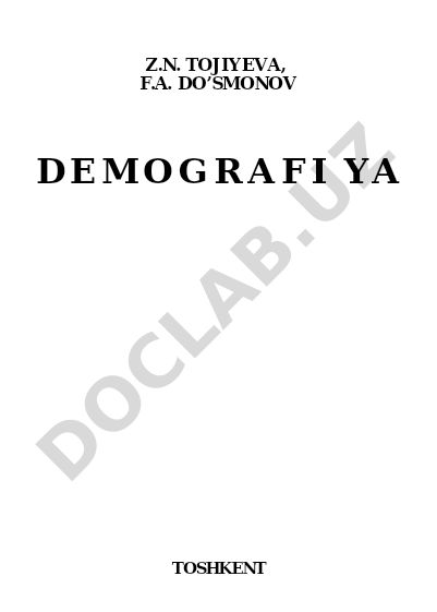 Demografiya