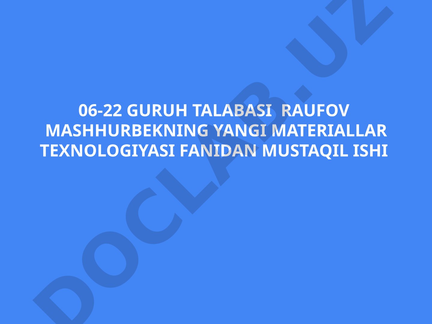 Qiyin eriydigan metallarning xususiyatlari, turlari va qo'llanish sohalari yoritilgan