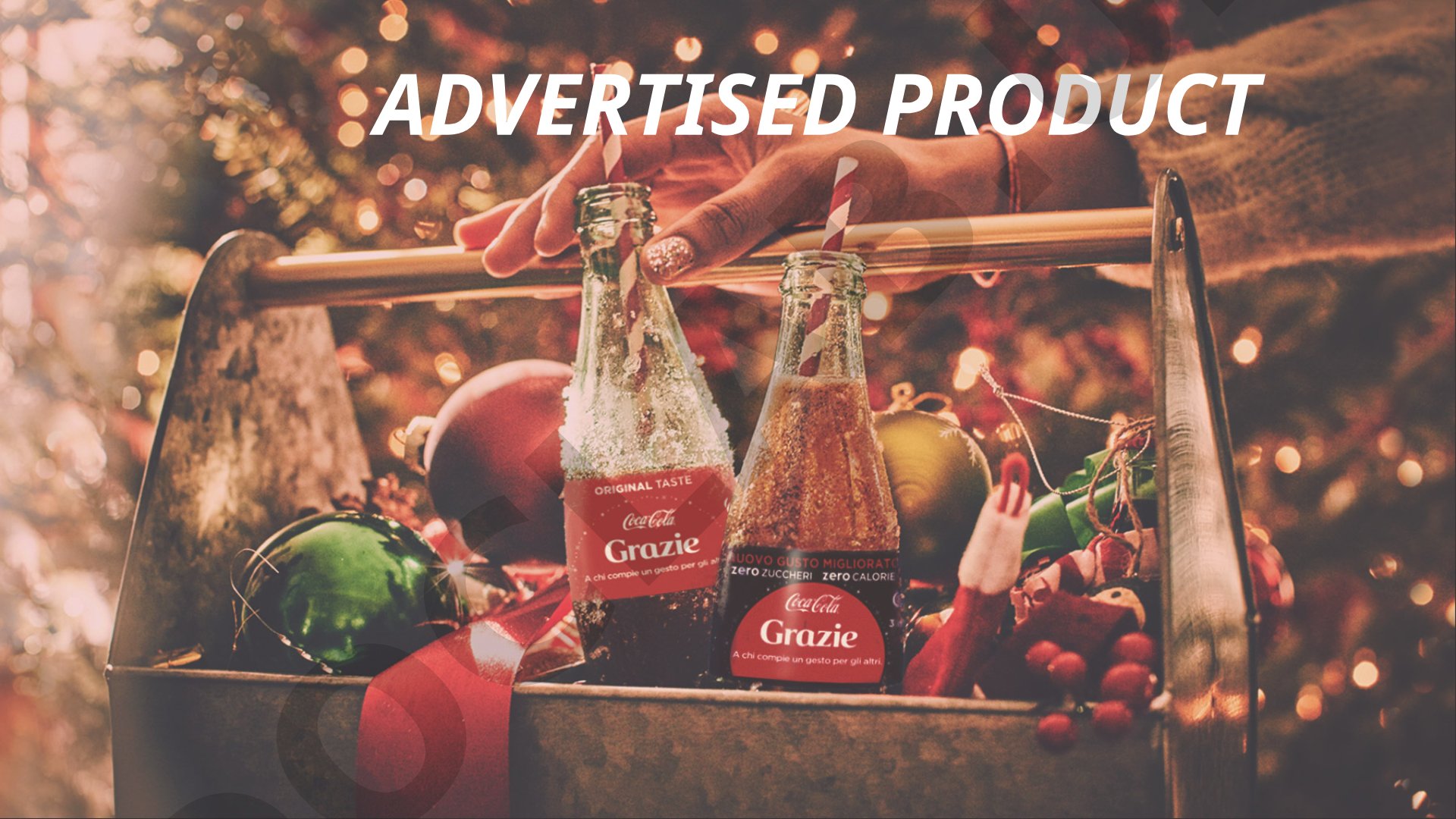 Advertisement for Coca-Cola, about its marketing and role in daily life