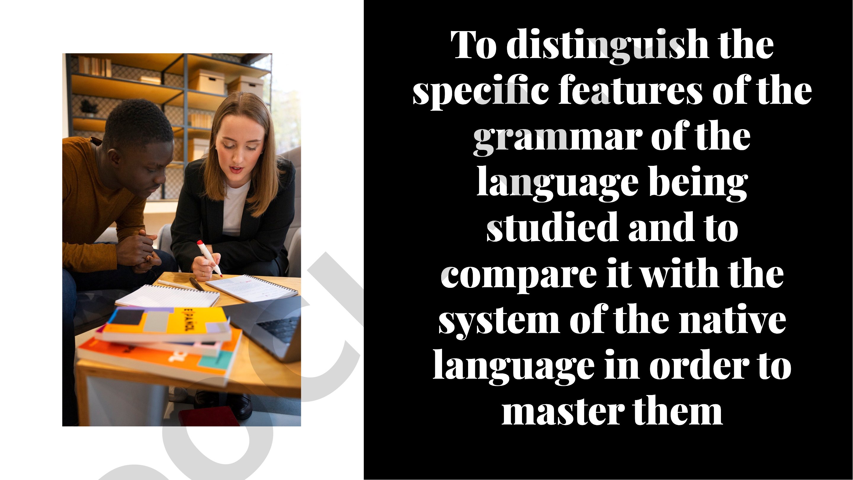 Comparative Analysis of Target and Native Language Grammar