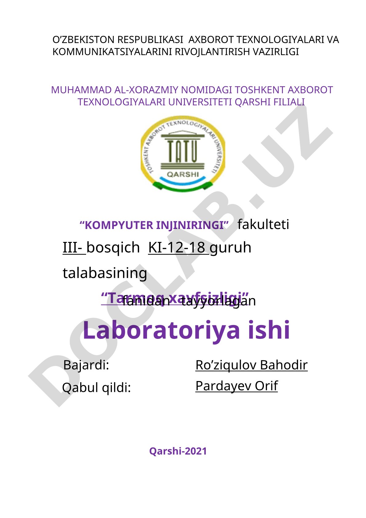 Virusga qarshi himoya serverini o'rnatish va sozlash. Antivirus dasturiy ta'minotini o'rnatish va sozlash