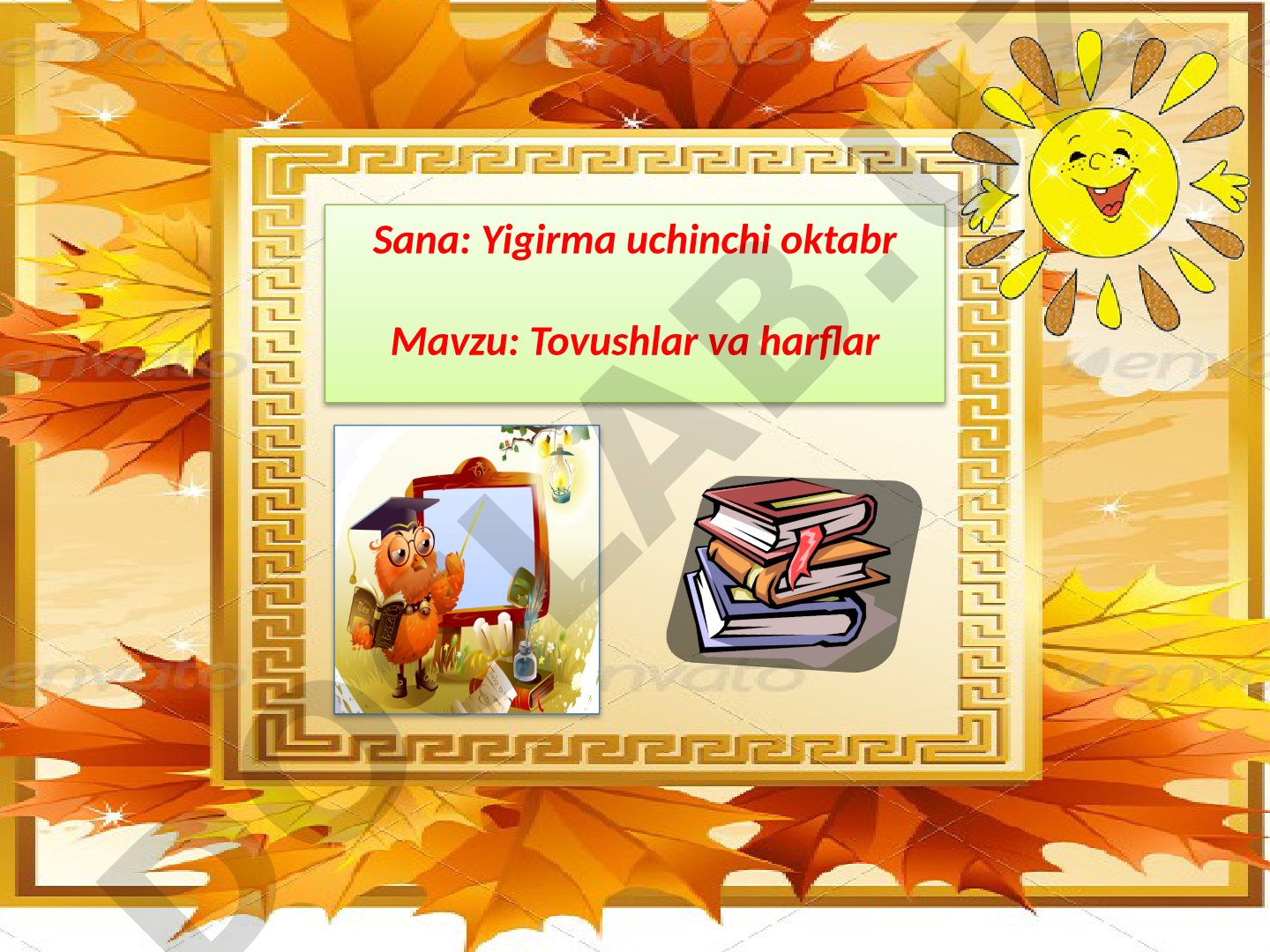 Tovushlar va harflar