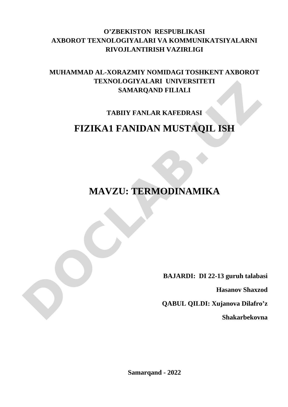 Termodinamika