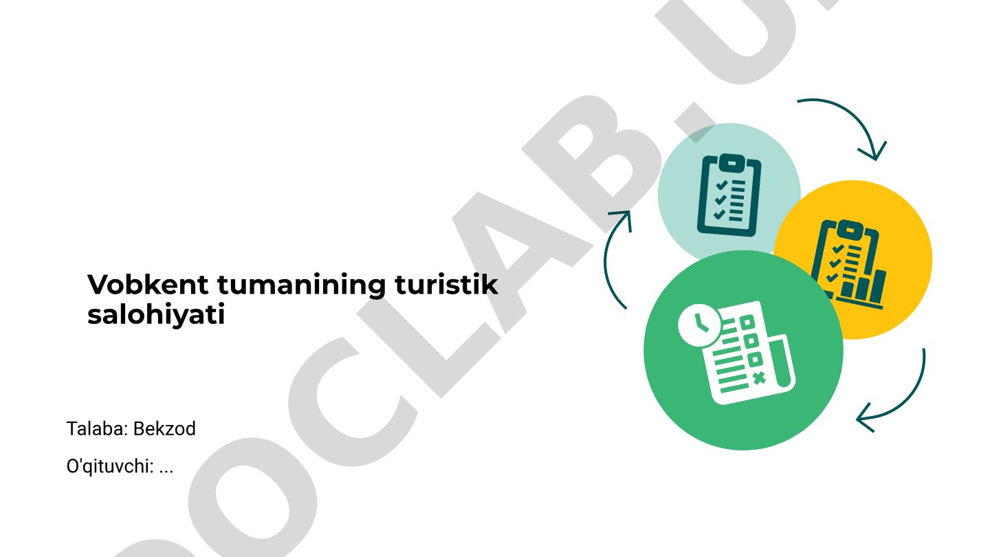 Vobkent tumanining turistik salohiyati