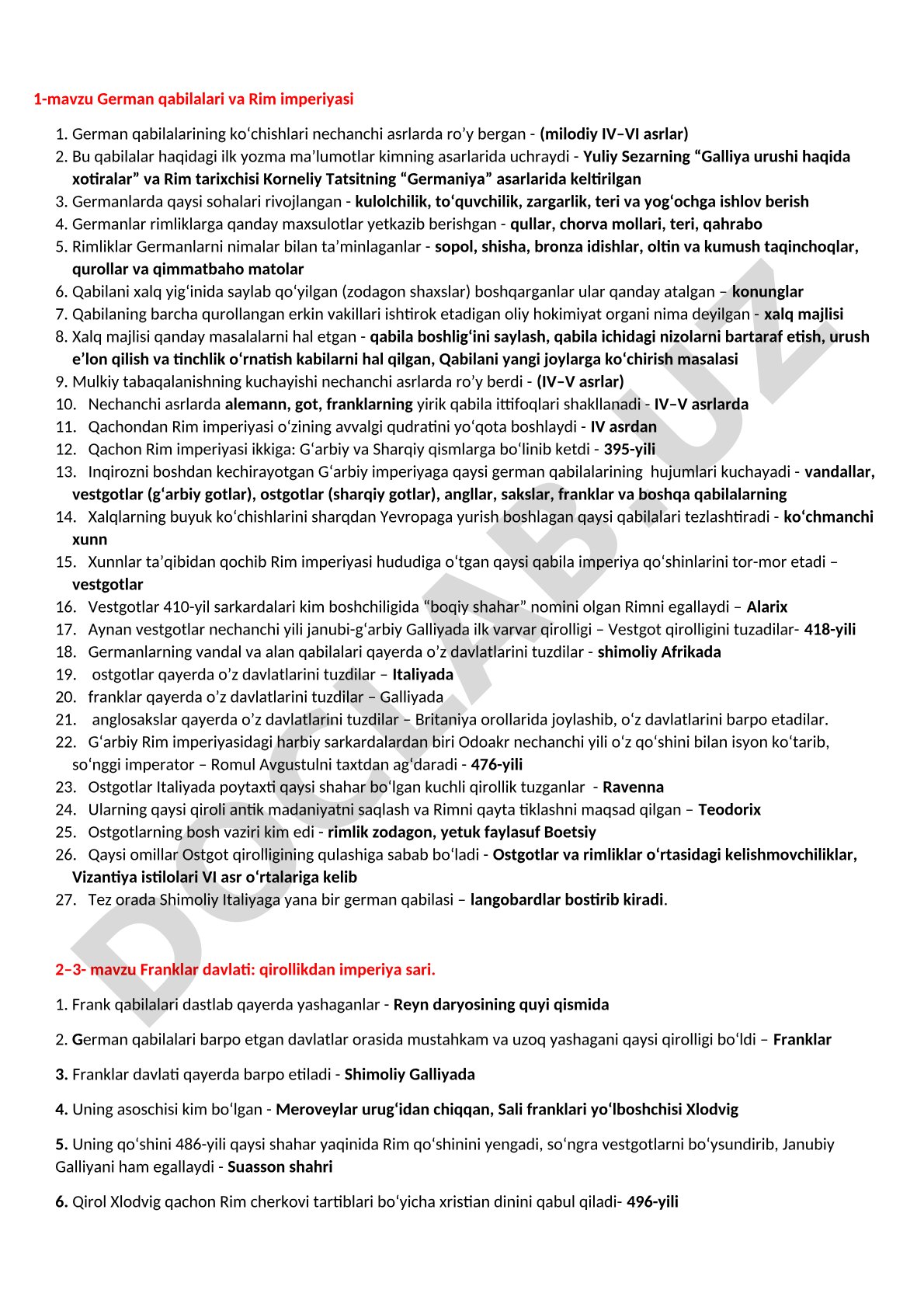German qabilalari va Rim imperiyasi