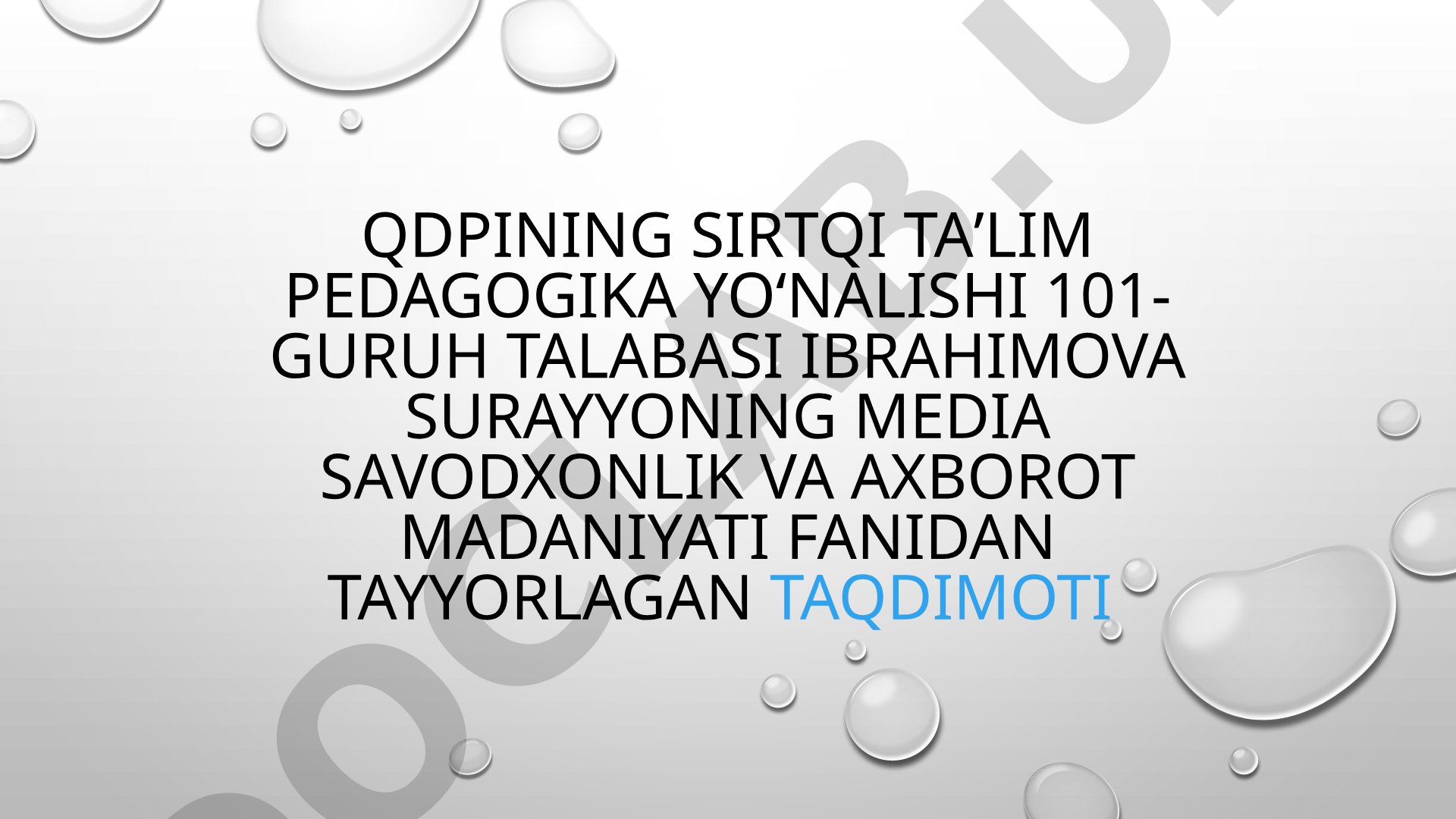 oav aholining media savodhonligini oshirUvchi vosita sifAtida