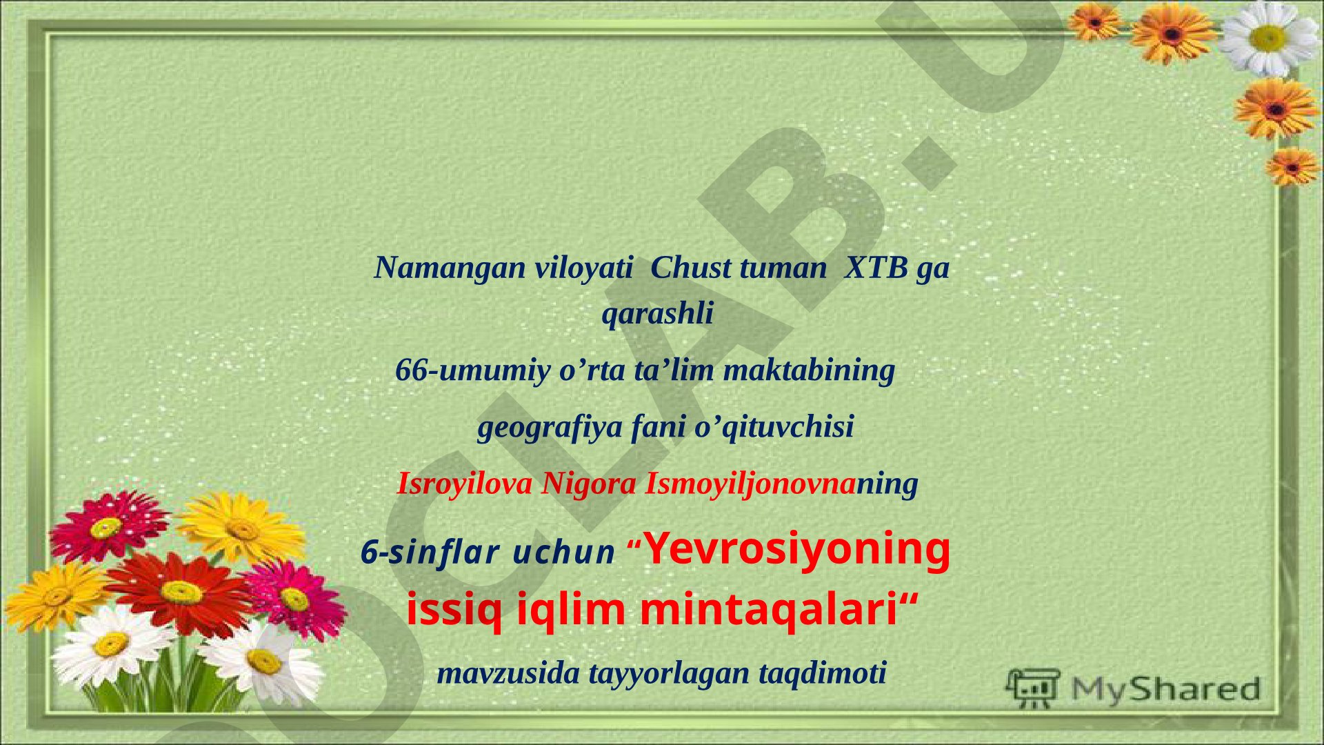 Issiq iqlim mintaqalari
