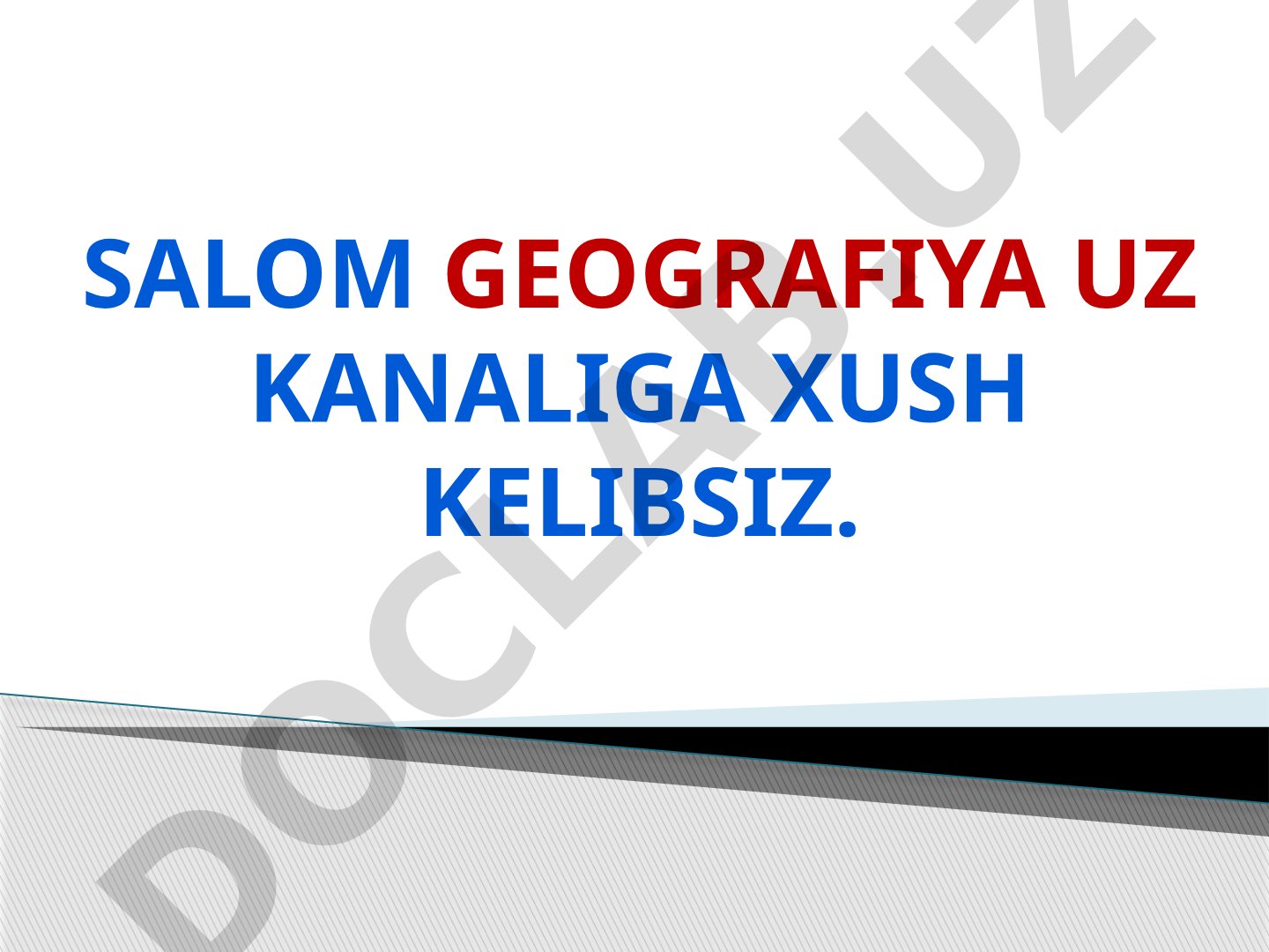 Dunyo okeani va uning qismlari