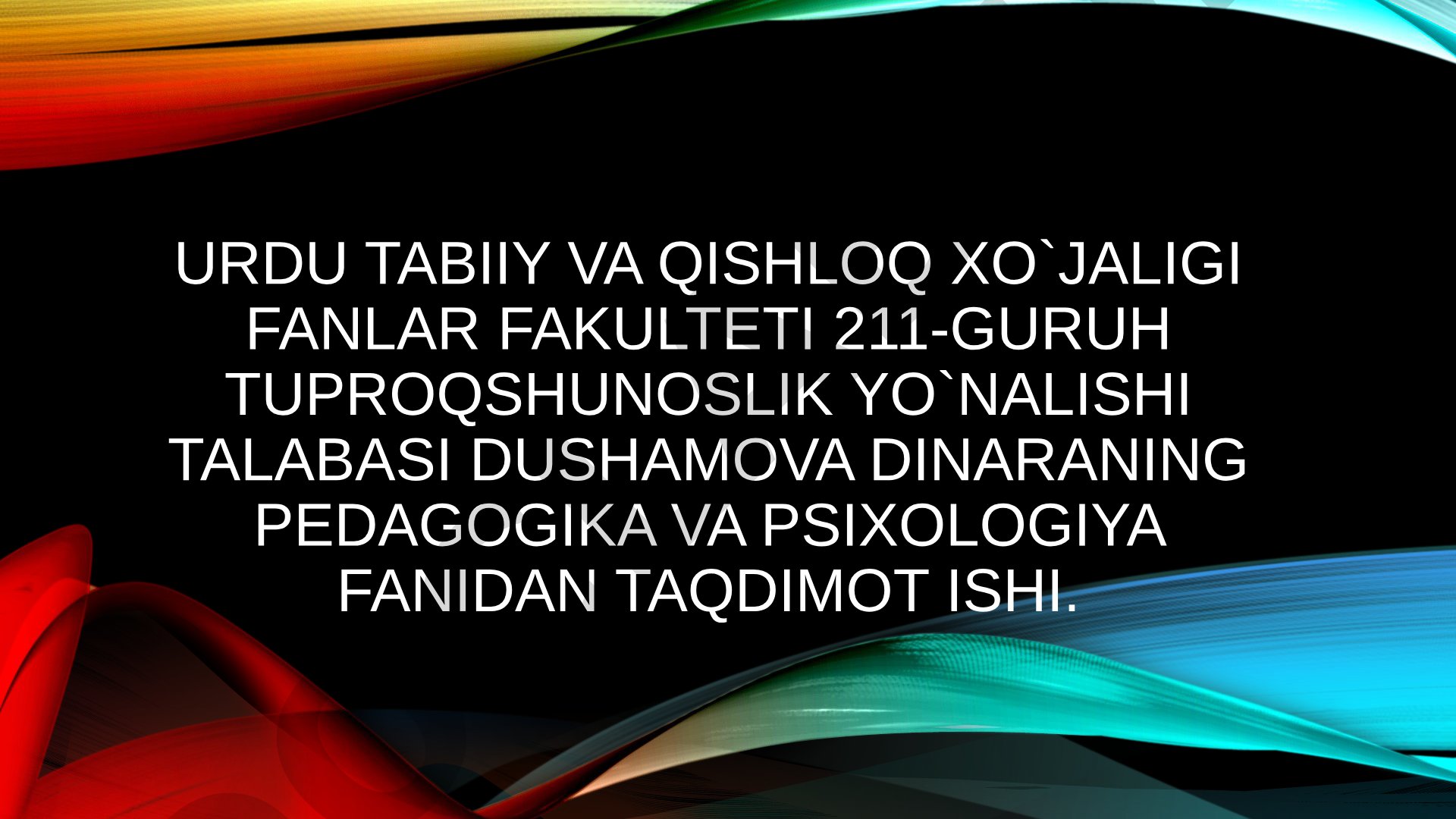 Zamonaviy pedagogikada tarbiya metodlari va shakllari