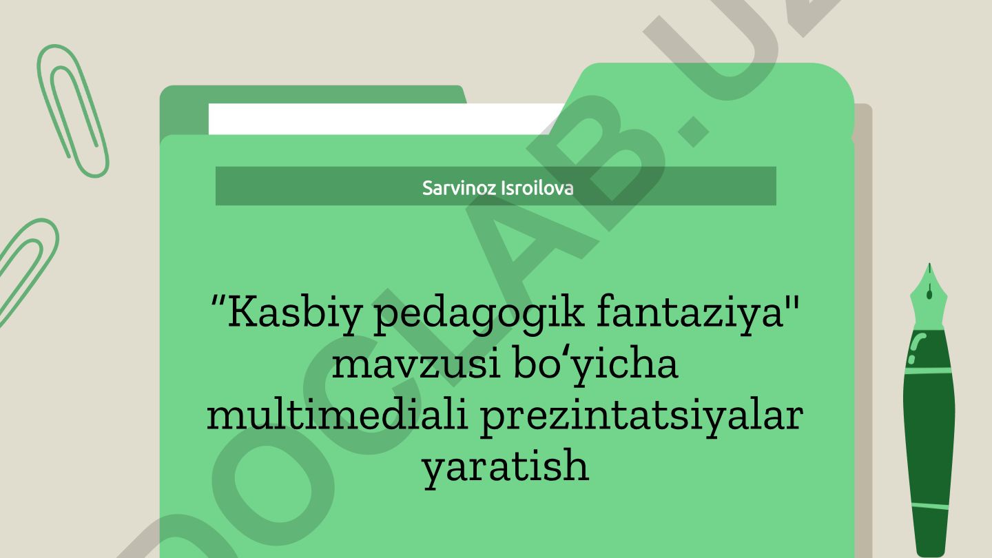 Kasbiy pedagogik fantaziya