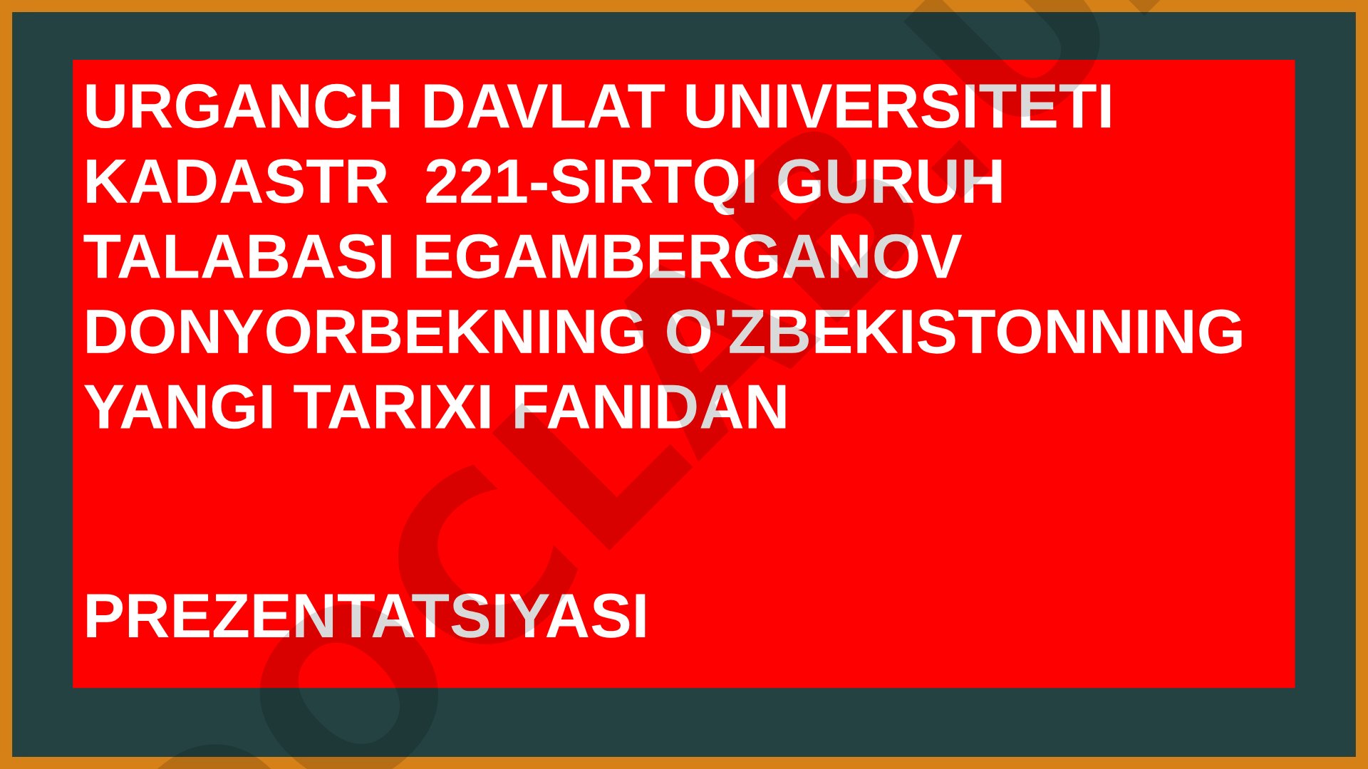 1989-yil Farg'ona voqealari sabablari, boshlanishi va oqibatlari haqida taqdimot